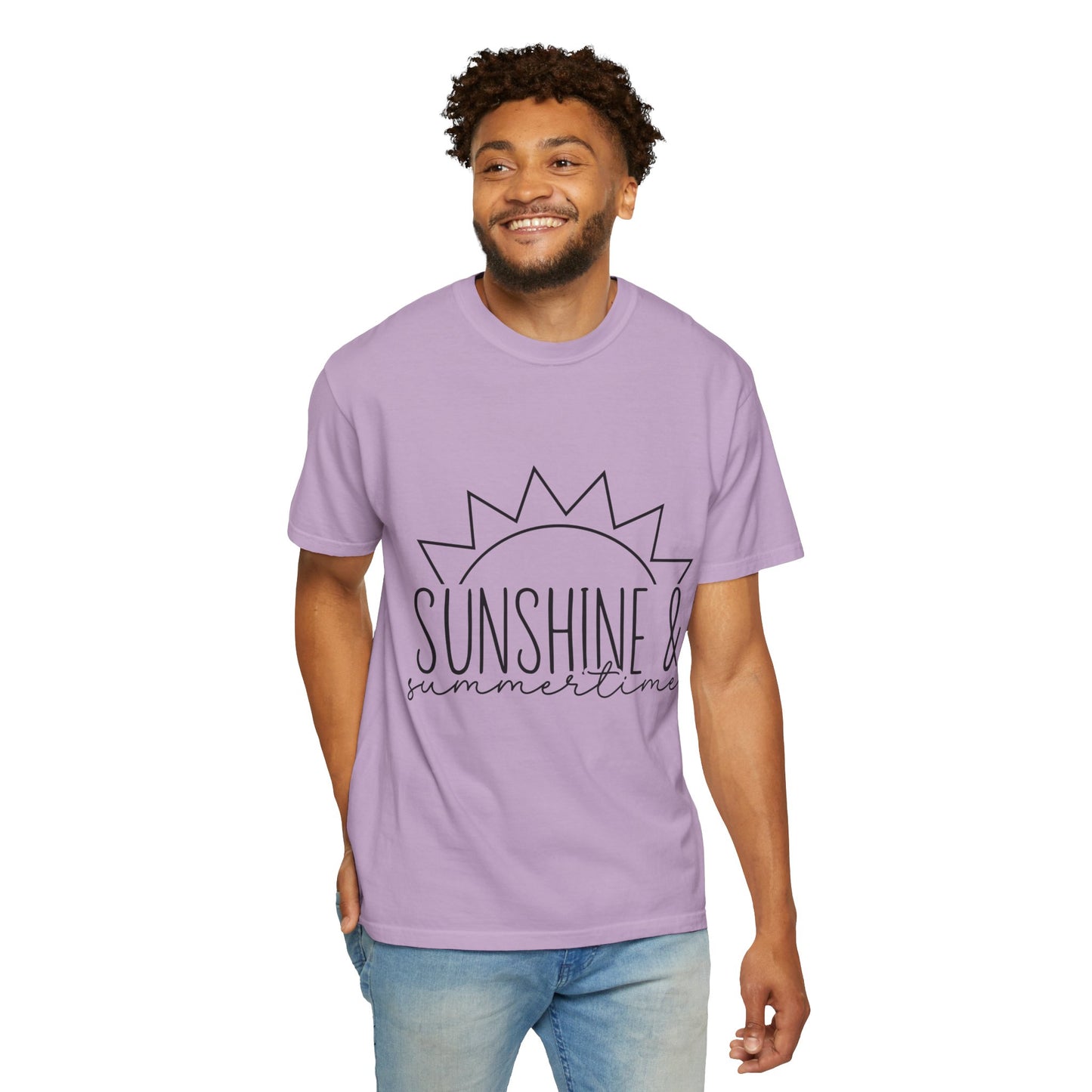 Sunshine & Summertime Unisex Garment-Dyed T-shirt