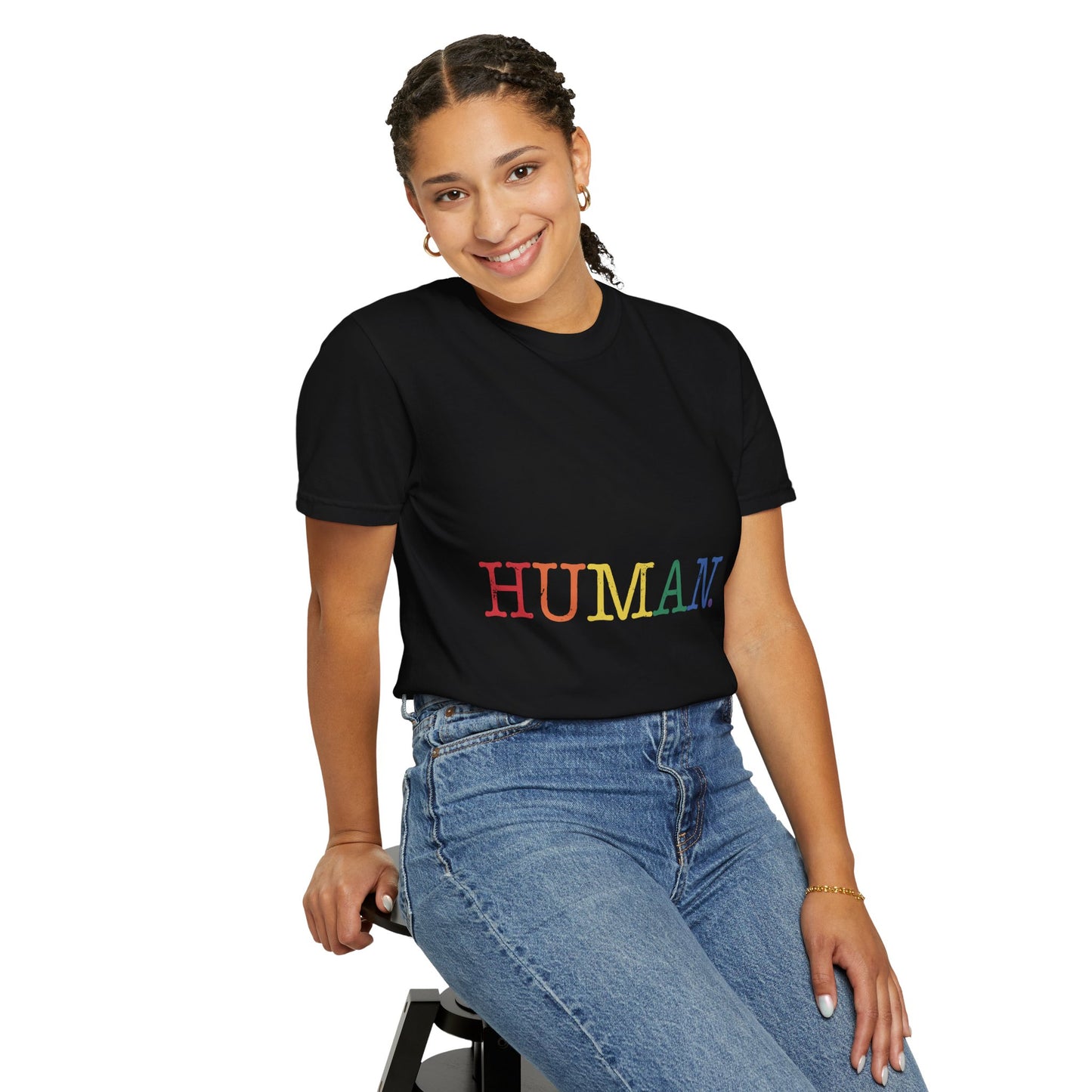 Human Unisex Garment-Dyed T-shirt