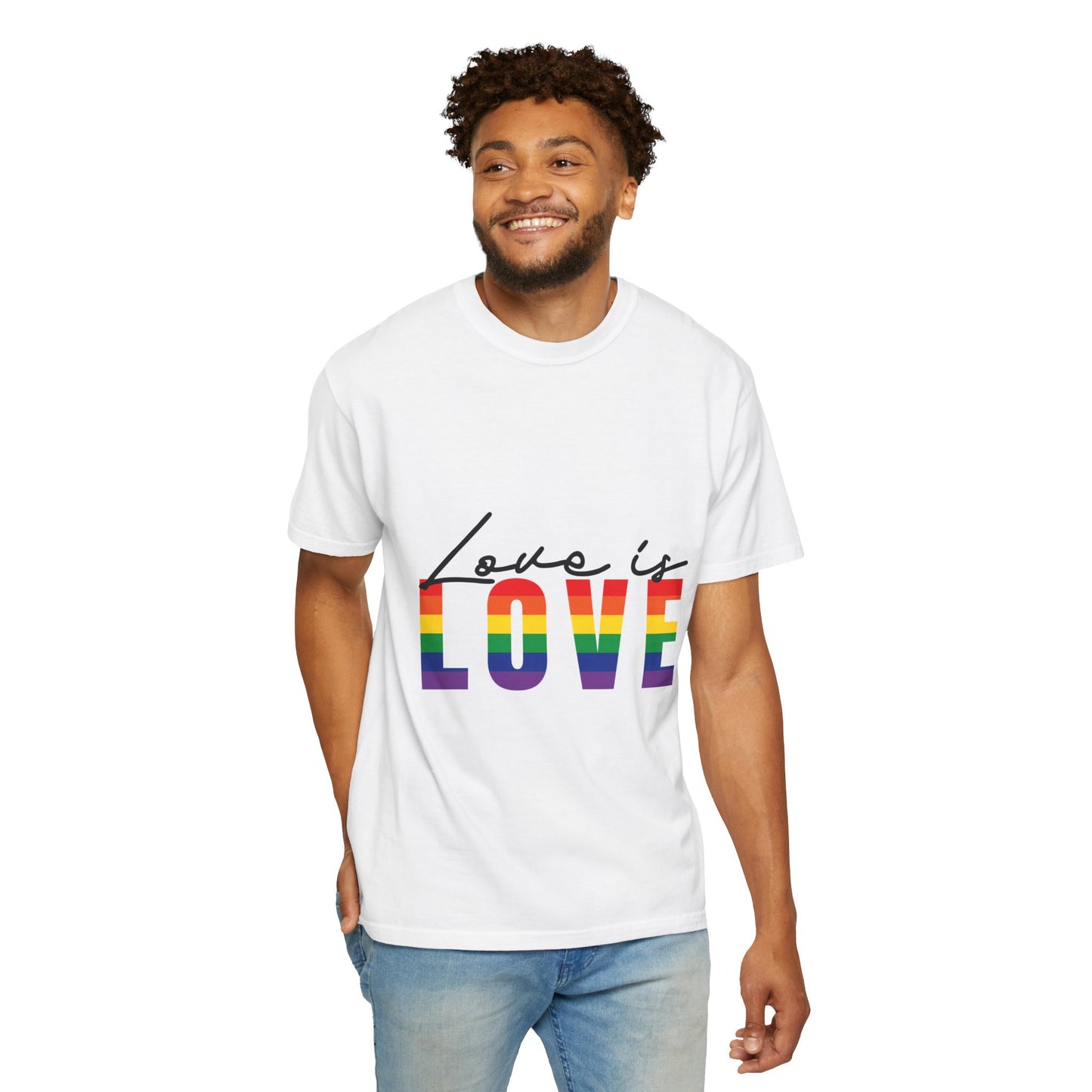 Love is Love, Unisex Garment-Dyed T-shirt