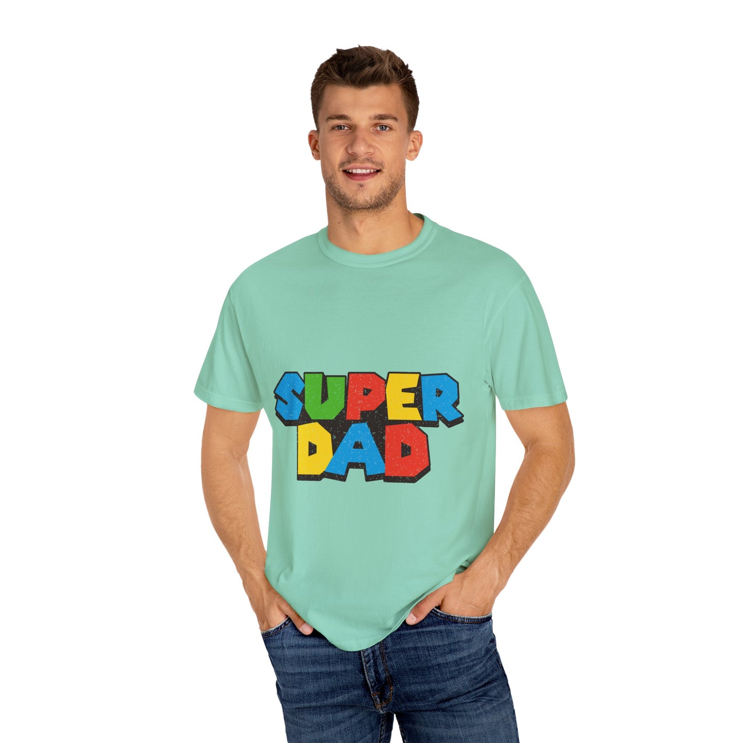 Super Dad Men's Garment-Dyed T-shirt