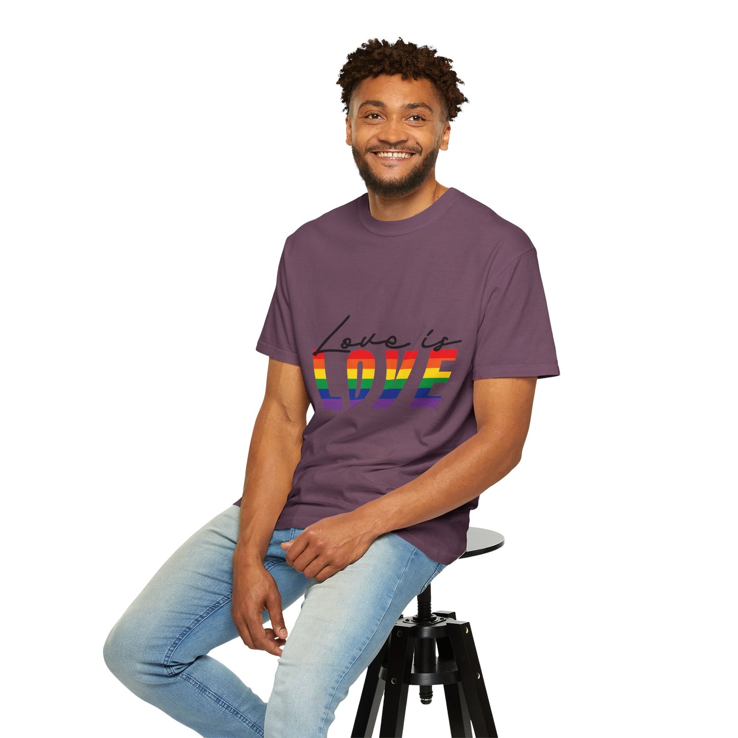 Love is Love, Unisex Garment-Dyed T-shirt