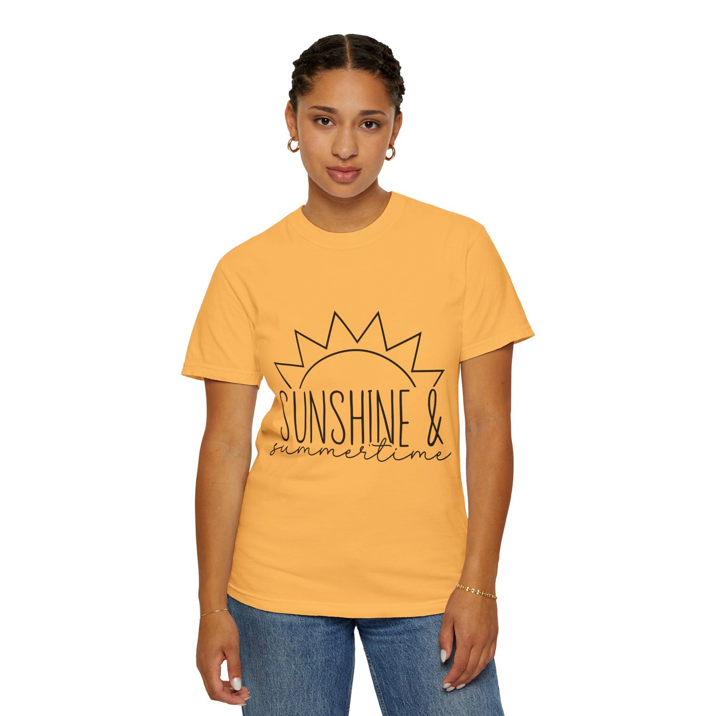 Sunshine & Summertime Unisex Garment-Dyed T-shirt