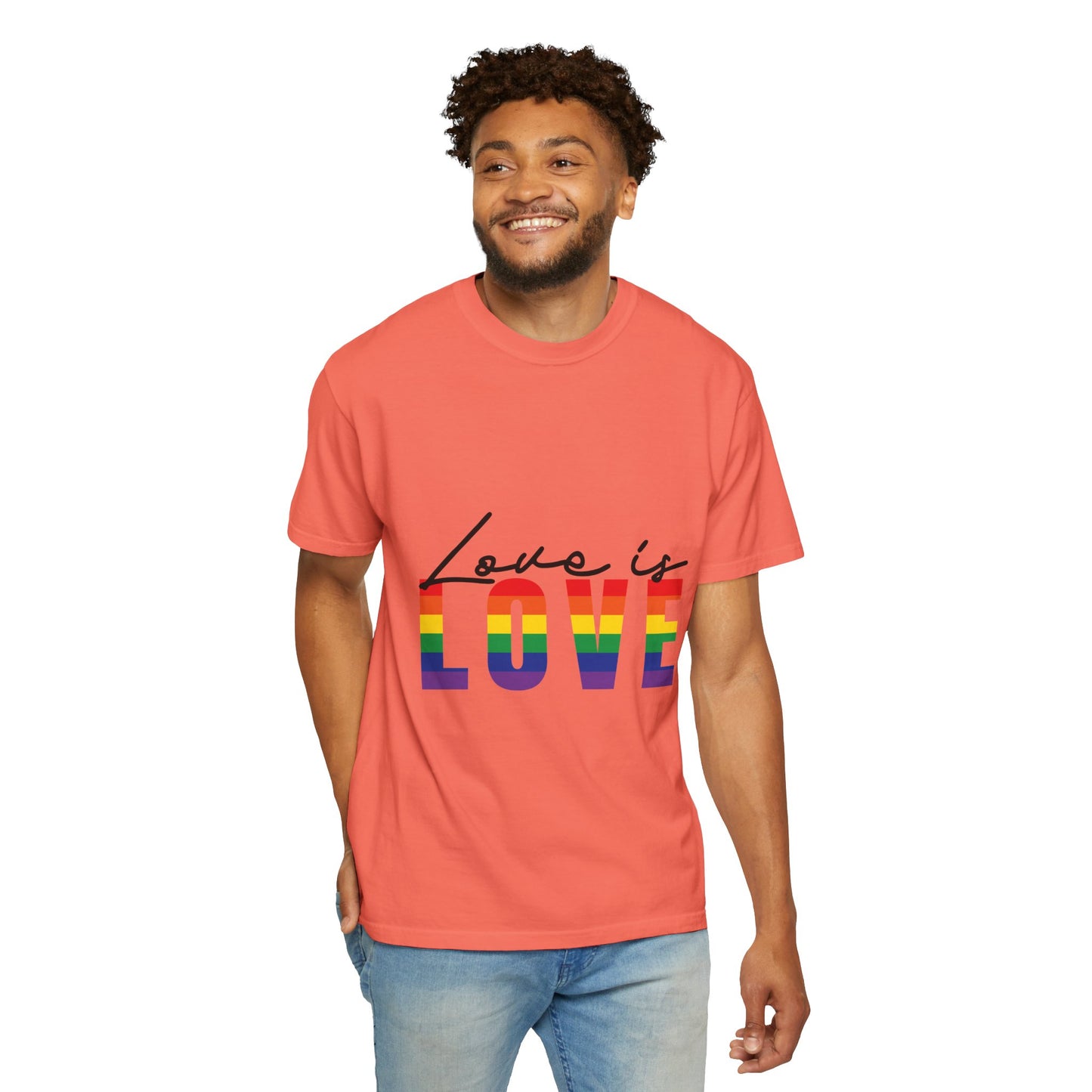 Love is Love, Unisex Garment-Dyed T-shirt