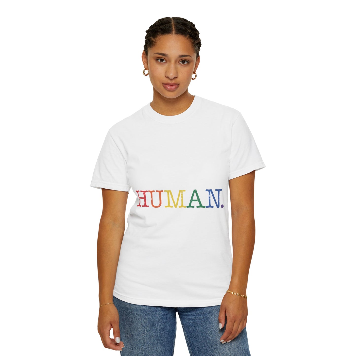 Human Unisex Garment-Dyed T-shirt