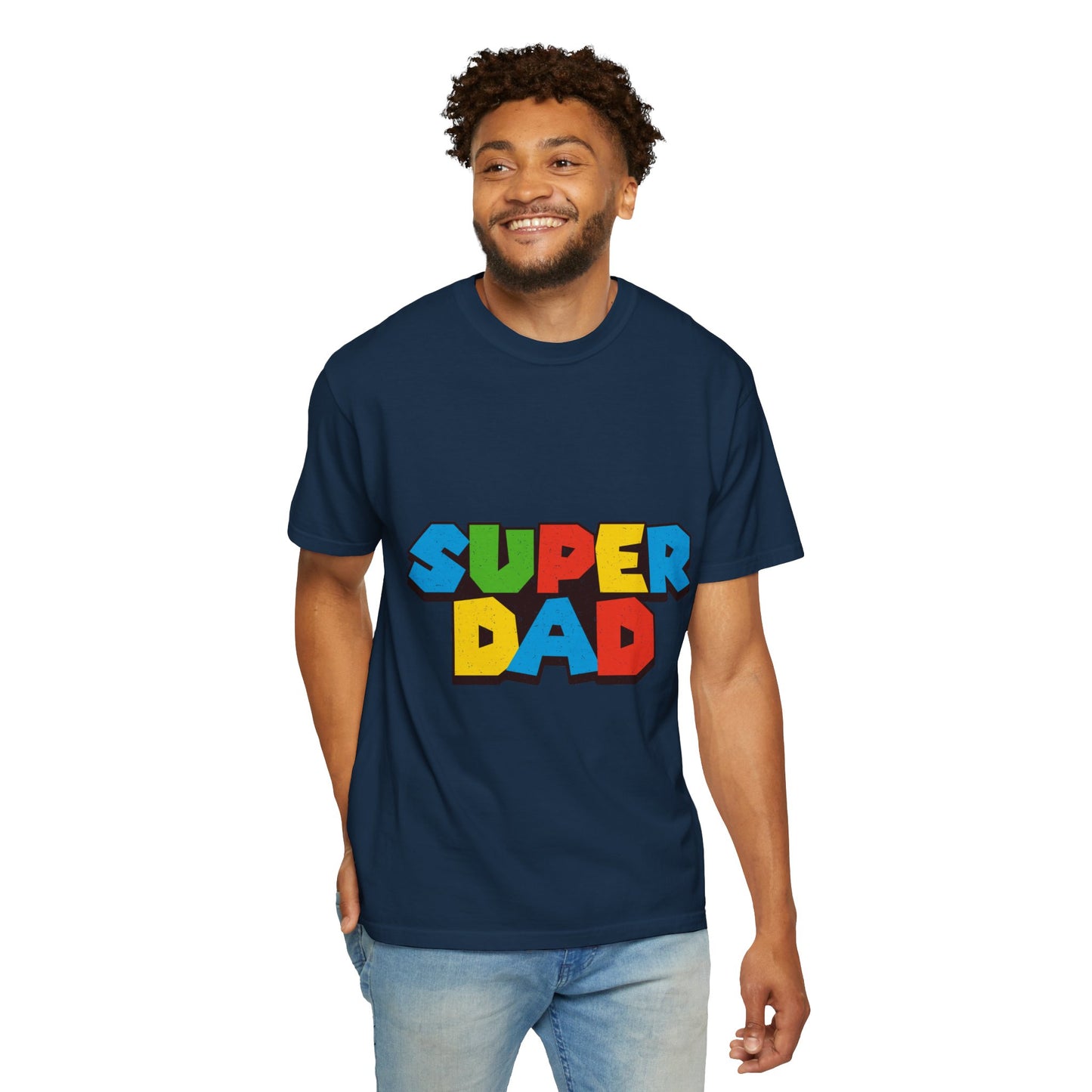 Super Dad Men's Garment-Dyed T-shirt