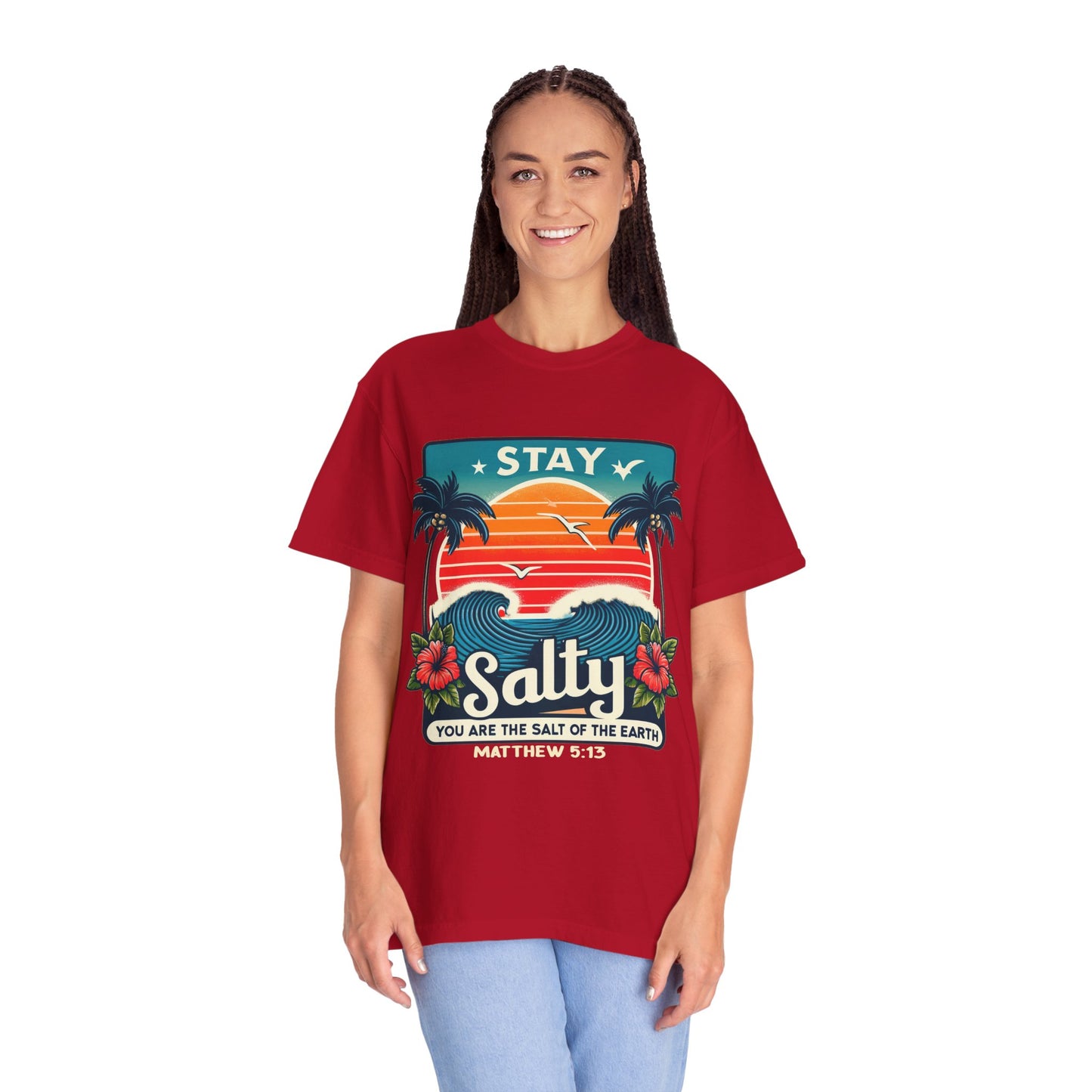 Stay Salty Unisex Garment-Dyed T-shirt