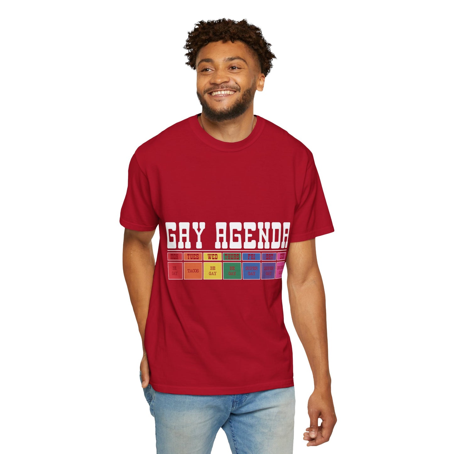 Gay Agenda Unisex Garment-Dyed T-shirt