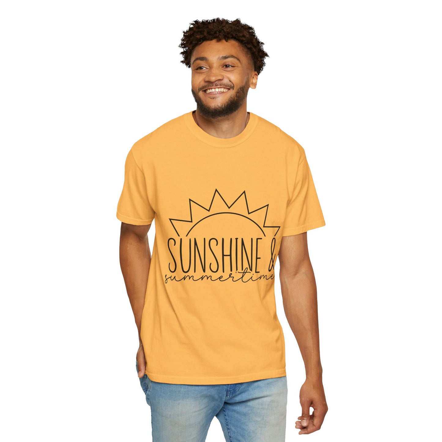 Sunshine & Summertime Unisex Garment-Dyed T-shirt