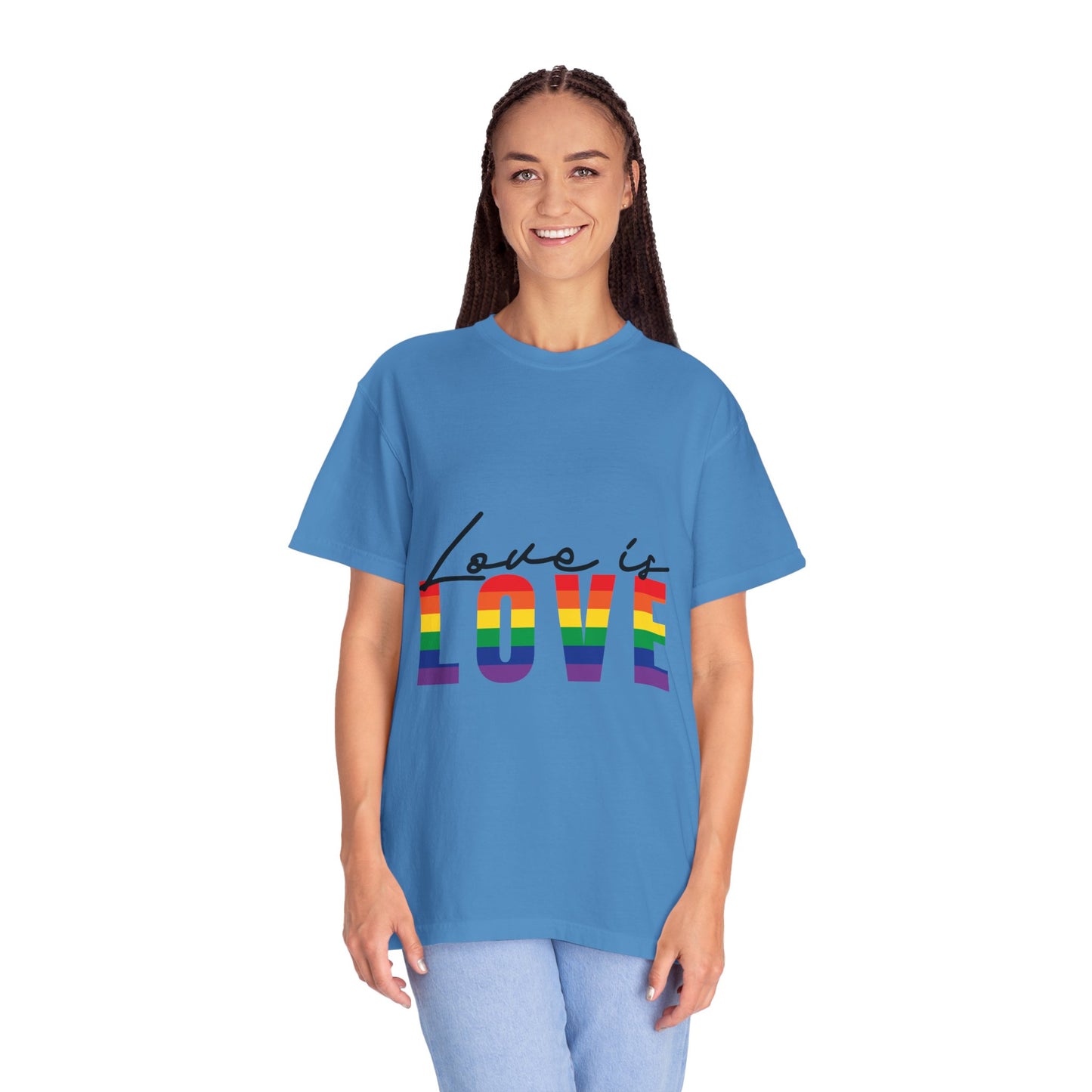 Love is Love, Unisex Garment-Dyed T-shirt