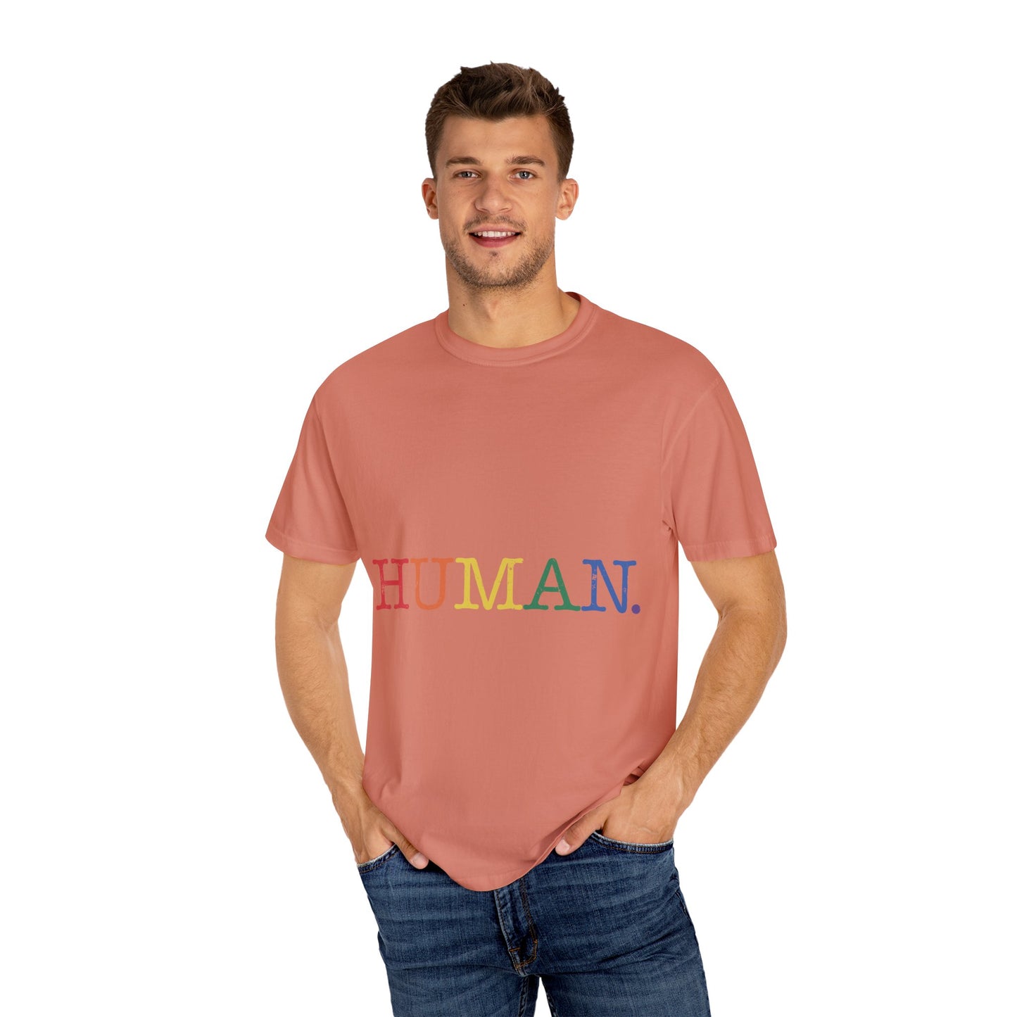 Human Unisex Garment-Dyed T-shirt