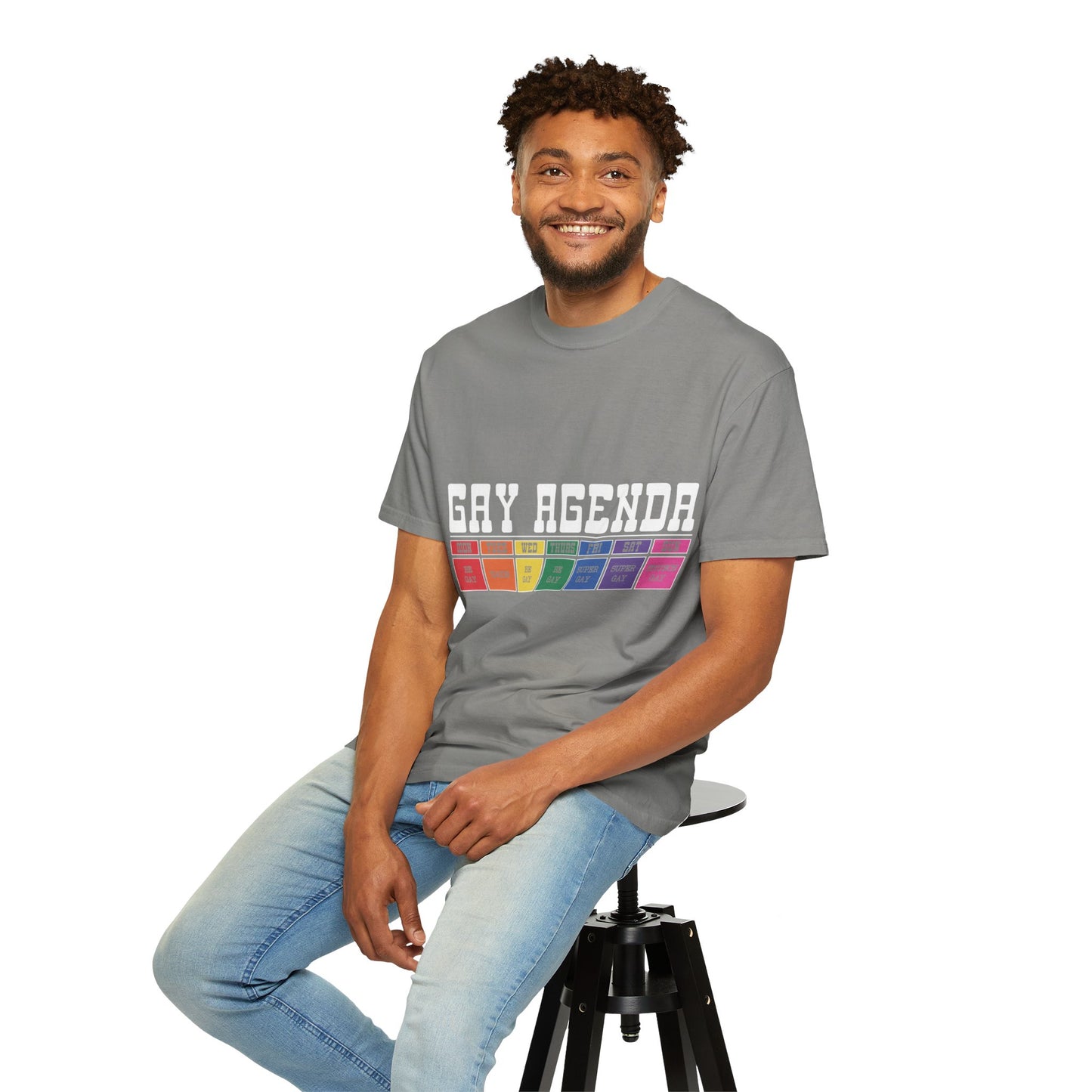 Gay Agenda Unisex Garment-Dyed T-shirt