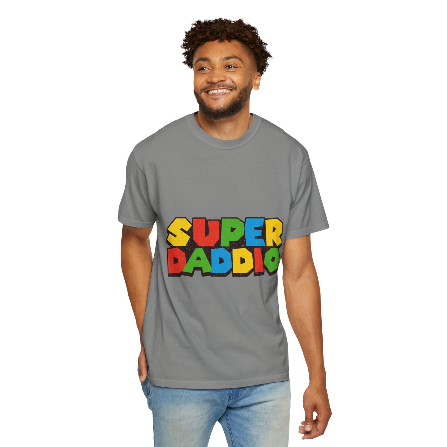 Super Daddio,  Men's Garment-Dyed T-shirt