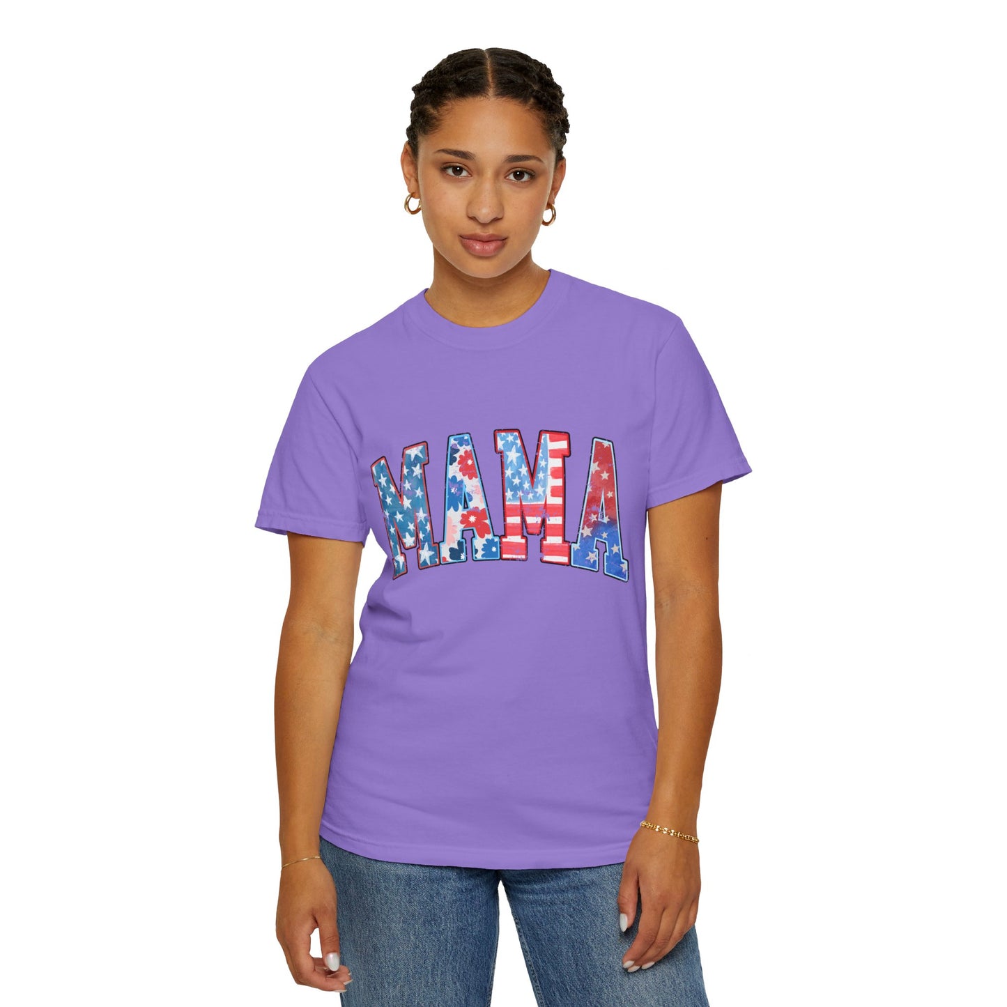 Mama America  Garment-Dyed T-shirt