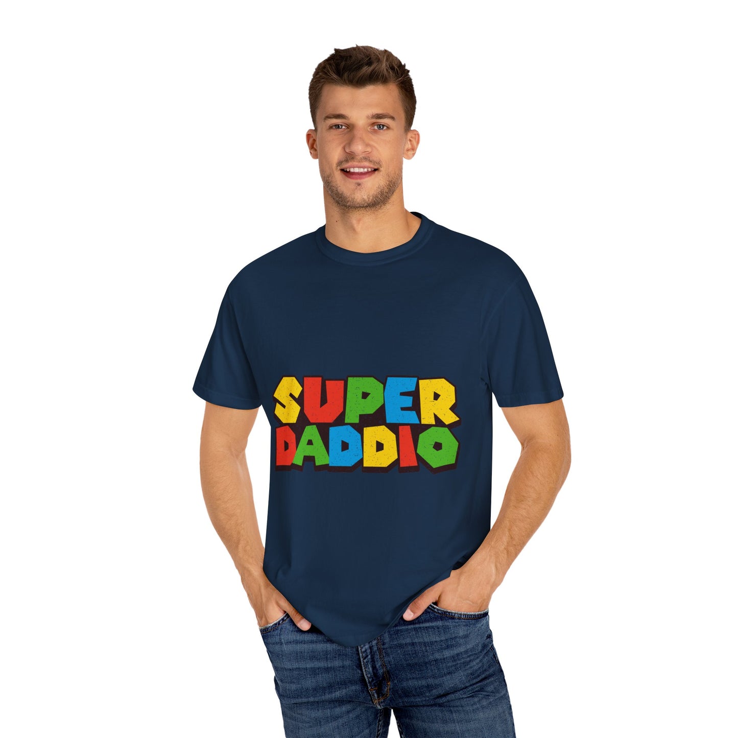 Super Daddio,  Men's Garment-Dyed T-shirt