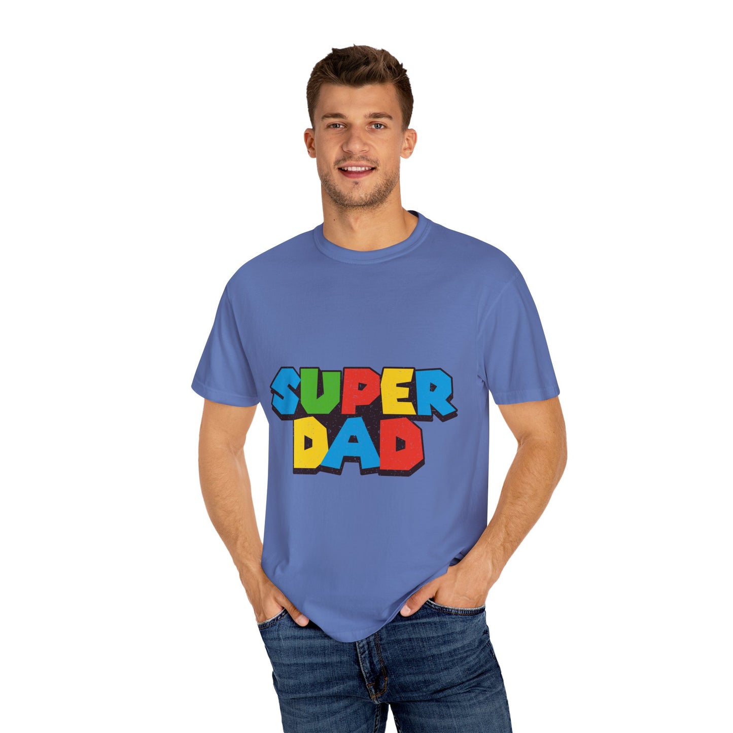 Super Dad Men's Garment-Dyed T-shirt