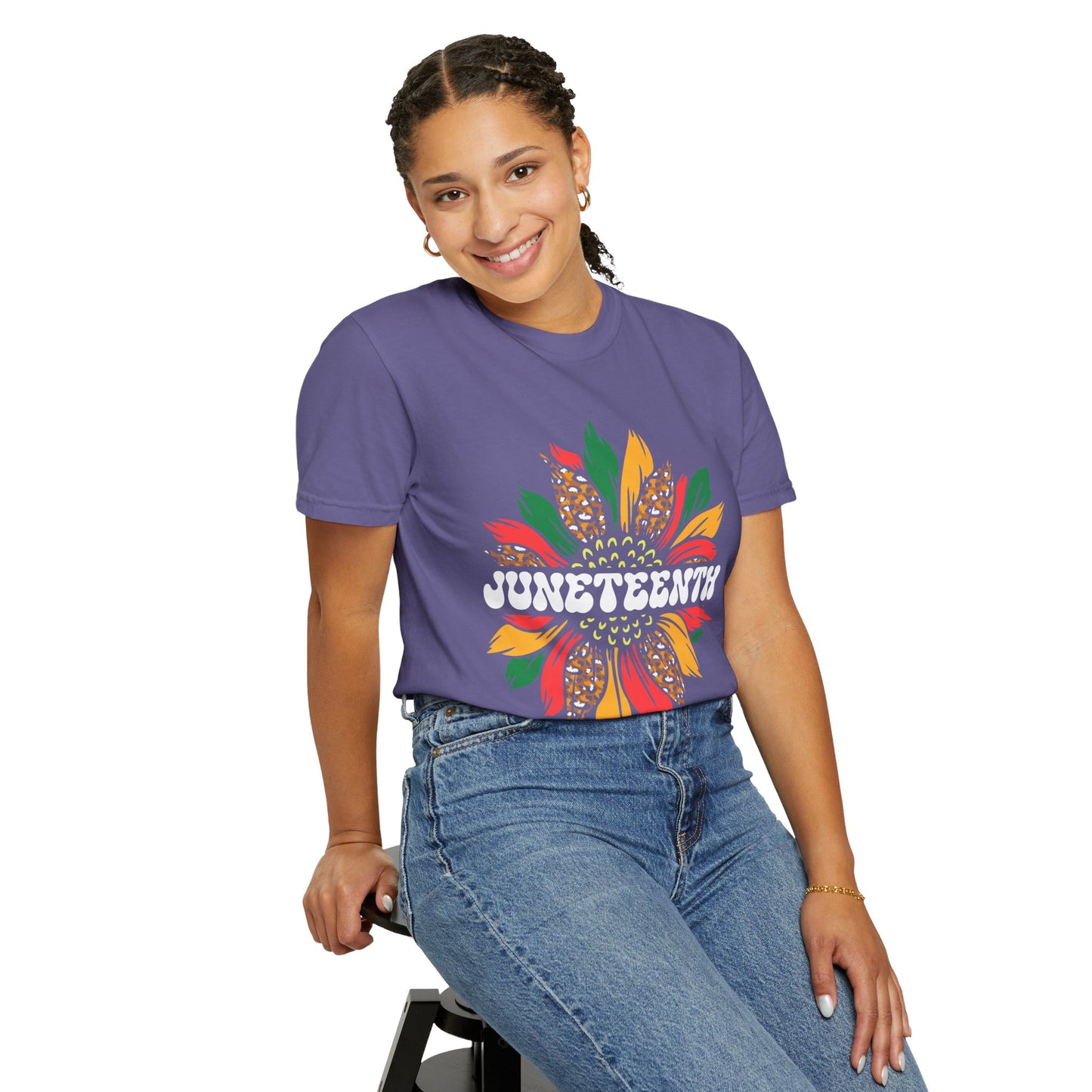 Juneteenth, Unisex Garment-Dyed T-shirt