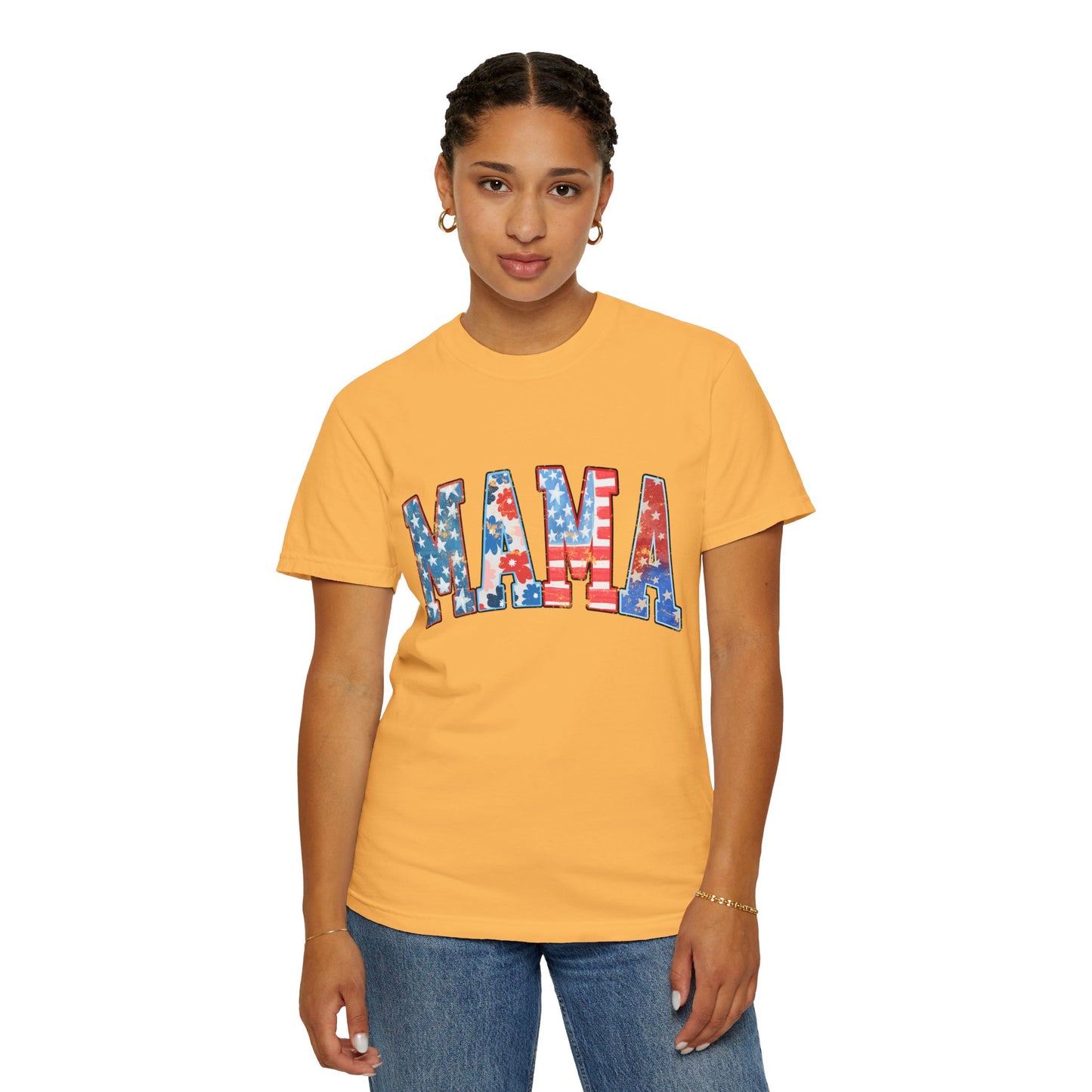 Mama America  Garment-Dyed T-shirt