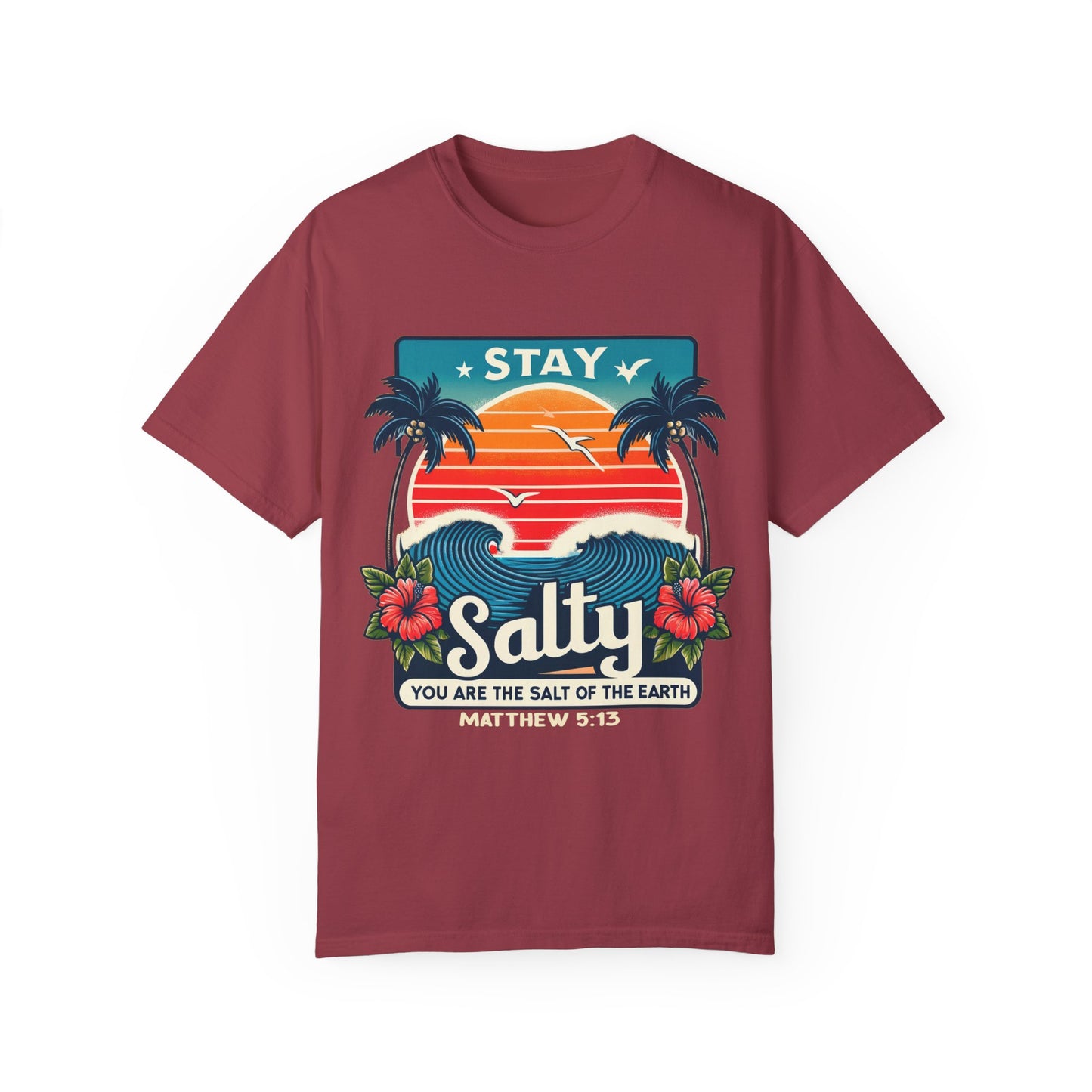 Stay Salty Unisex Garment-Dyed T-shirt