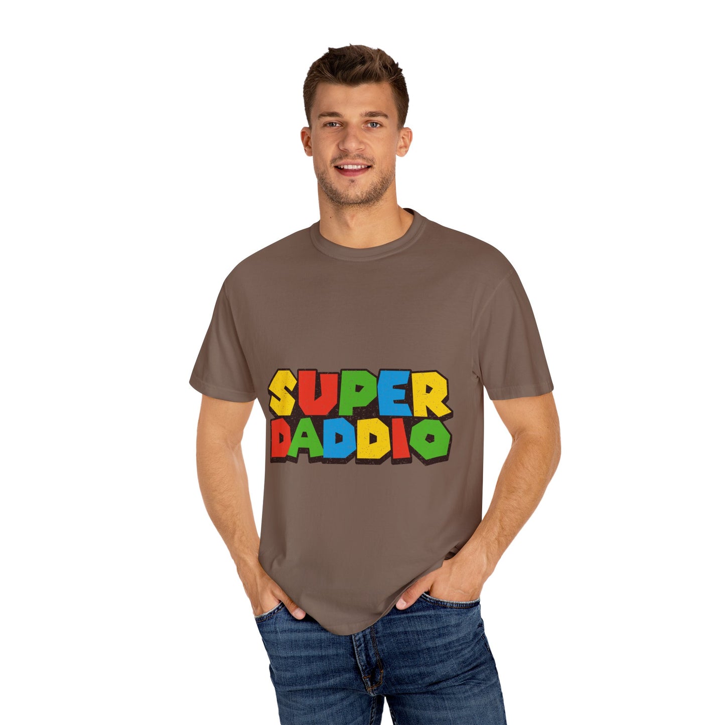 Super Daddio,  Men's Garment-Dyed T-shirt