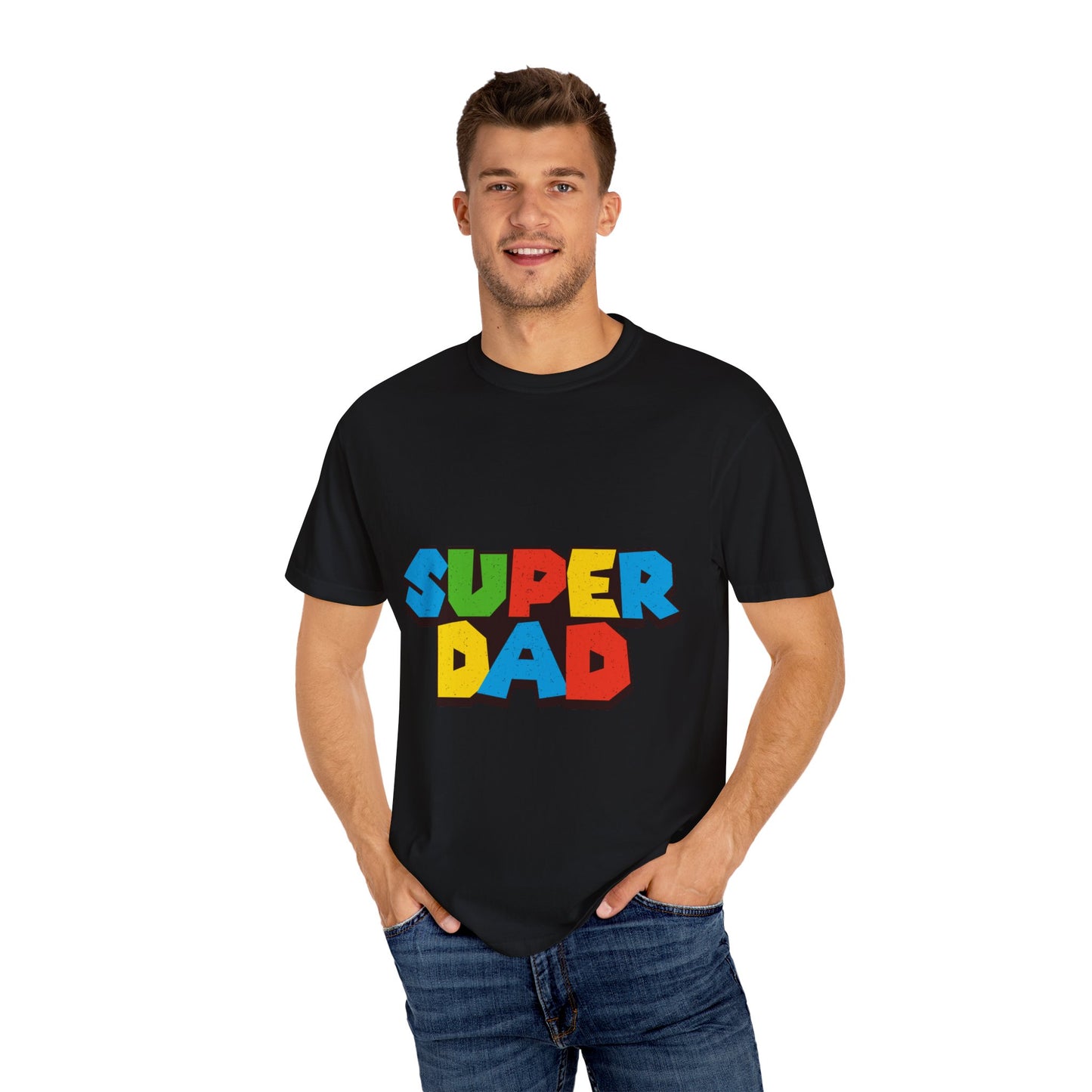 Super Dad Men's Garment-Dyed T-shirt