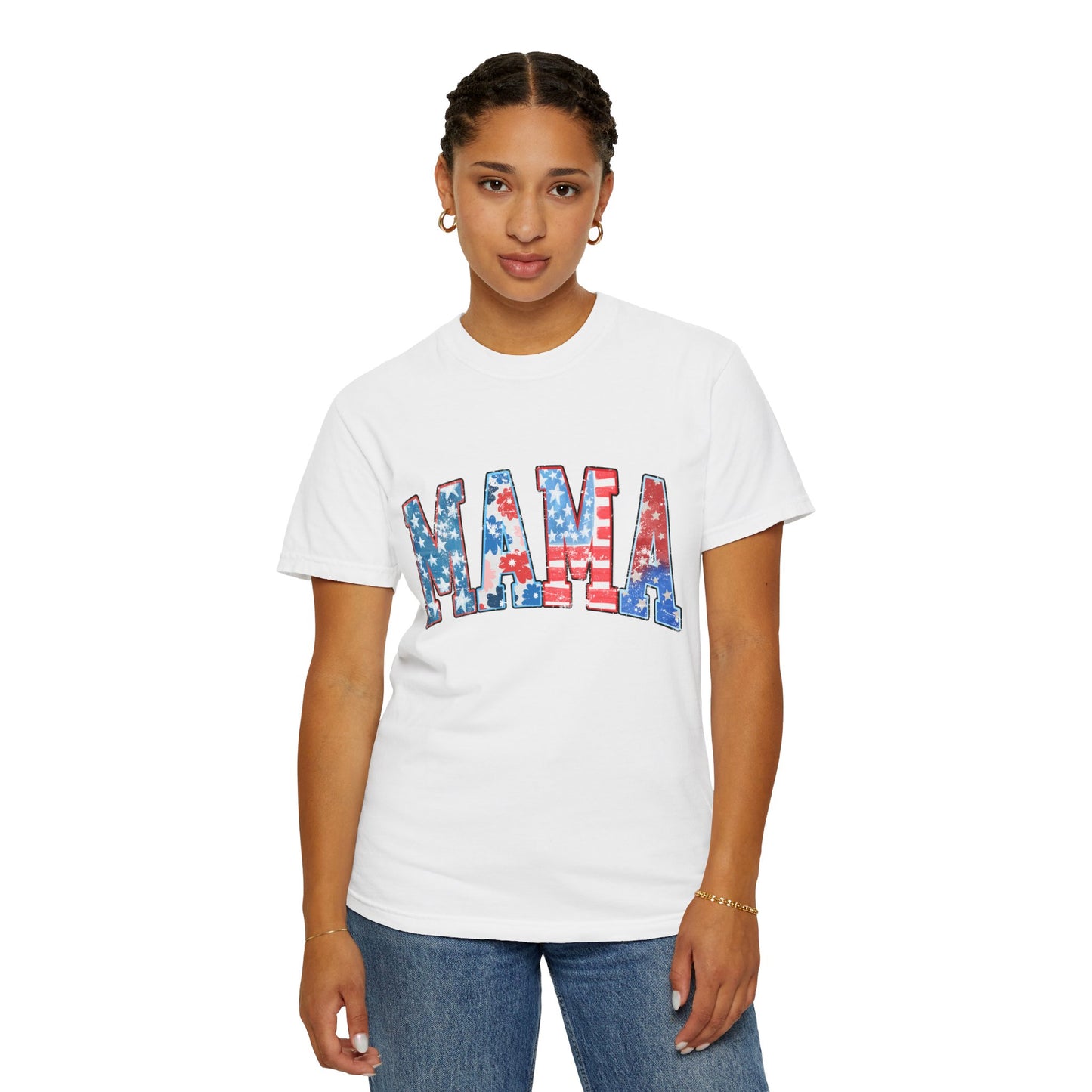 Mama America  Garment-Dyed T-shirt