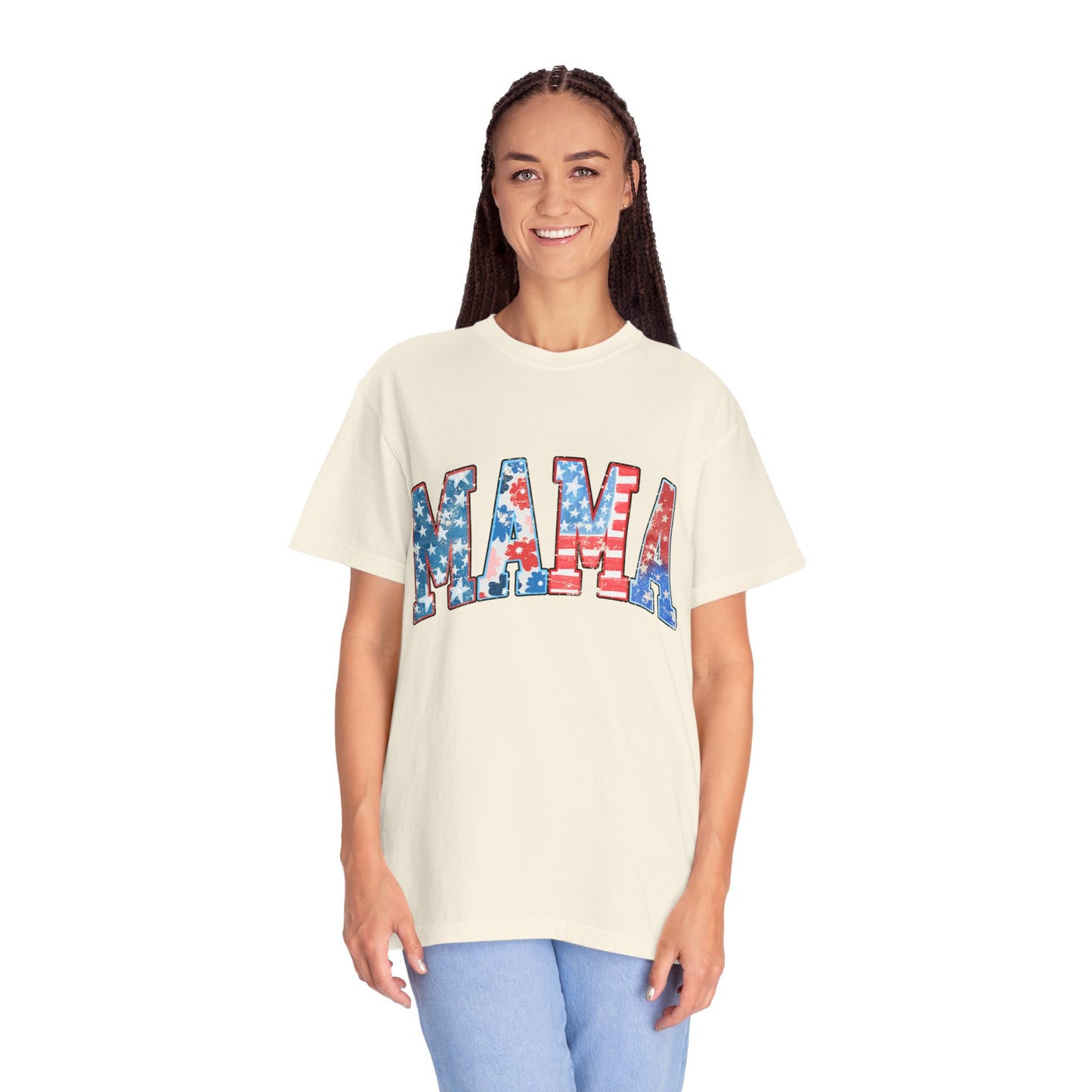 Mama America  Garment-Dyed T-shirt