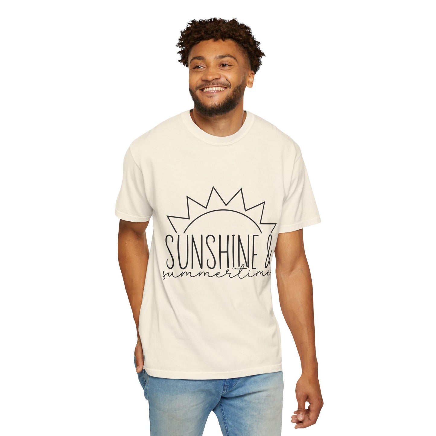 Sunshine & Summertime Unisex Garment-Dyed T-shirt