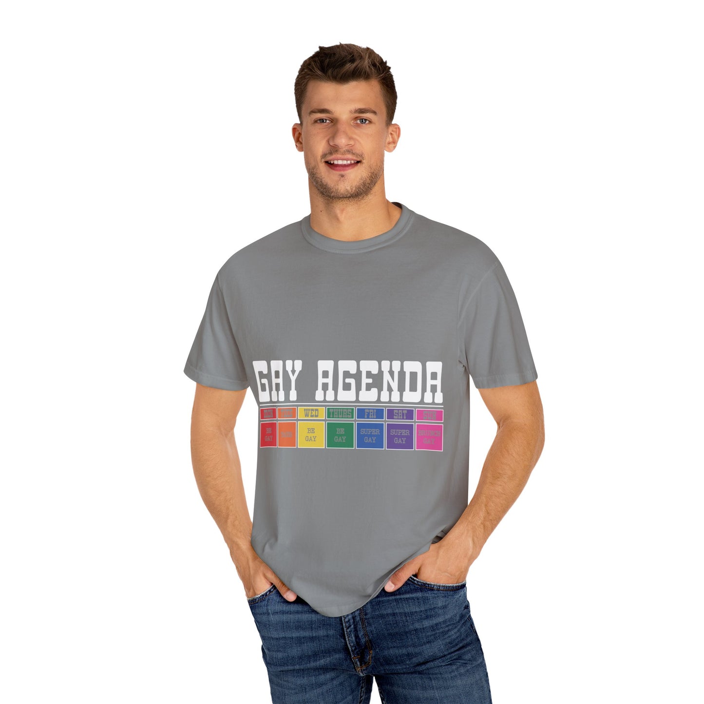 Gay Agenda Unisex Garment-Dyed T-shirt