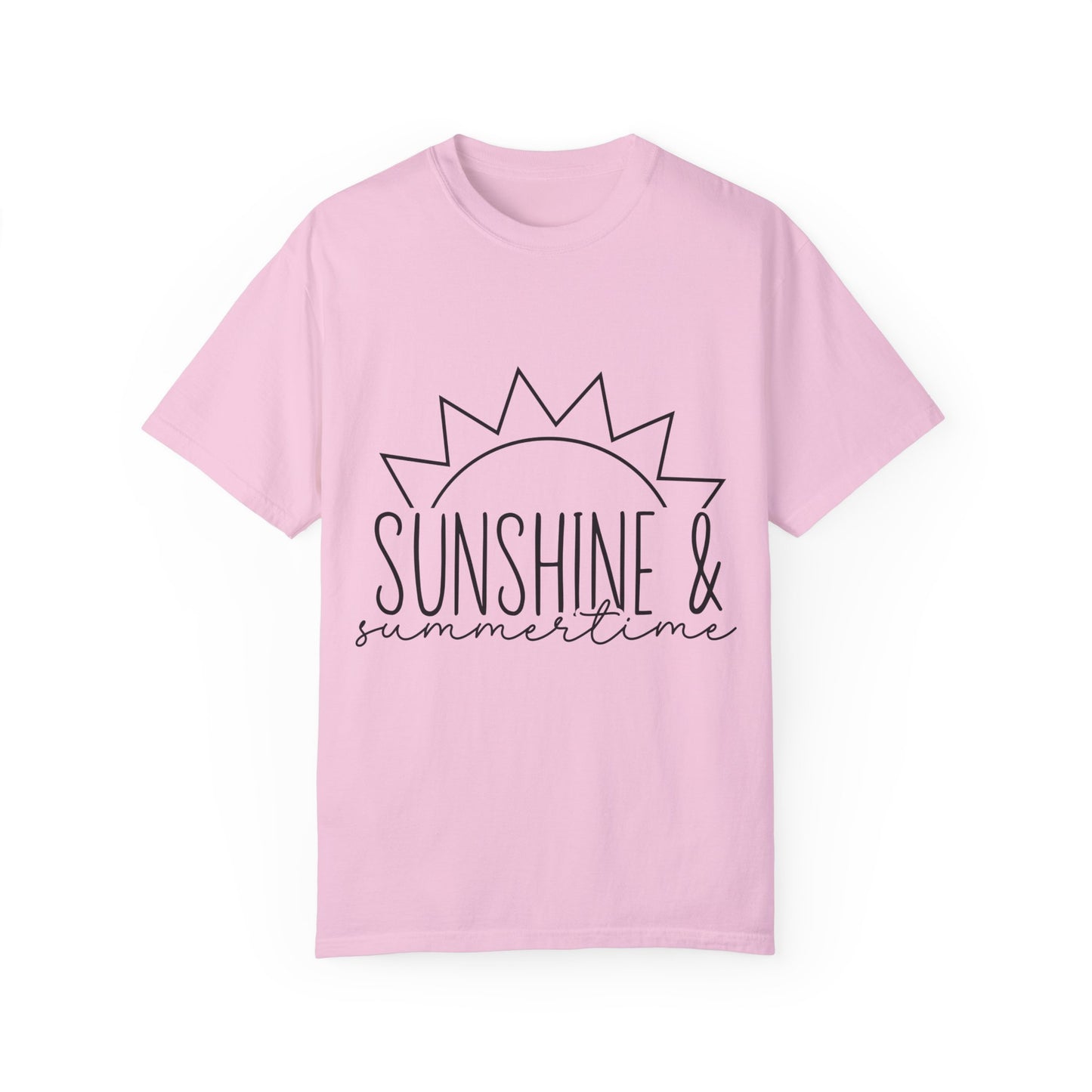 Sunshine & Summertime Unisex Garment-Dyed T-shirt