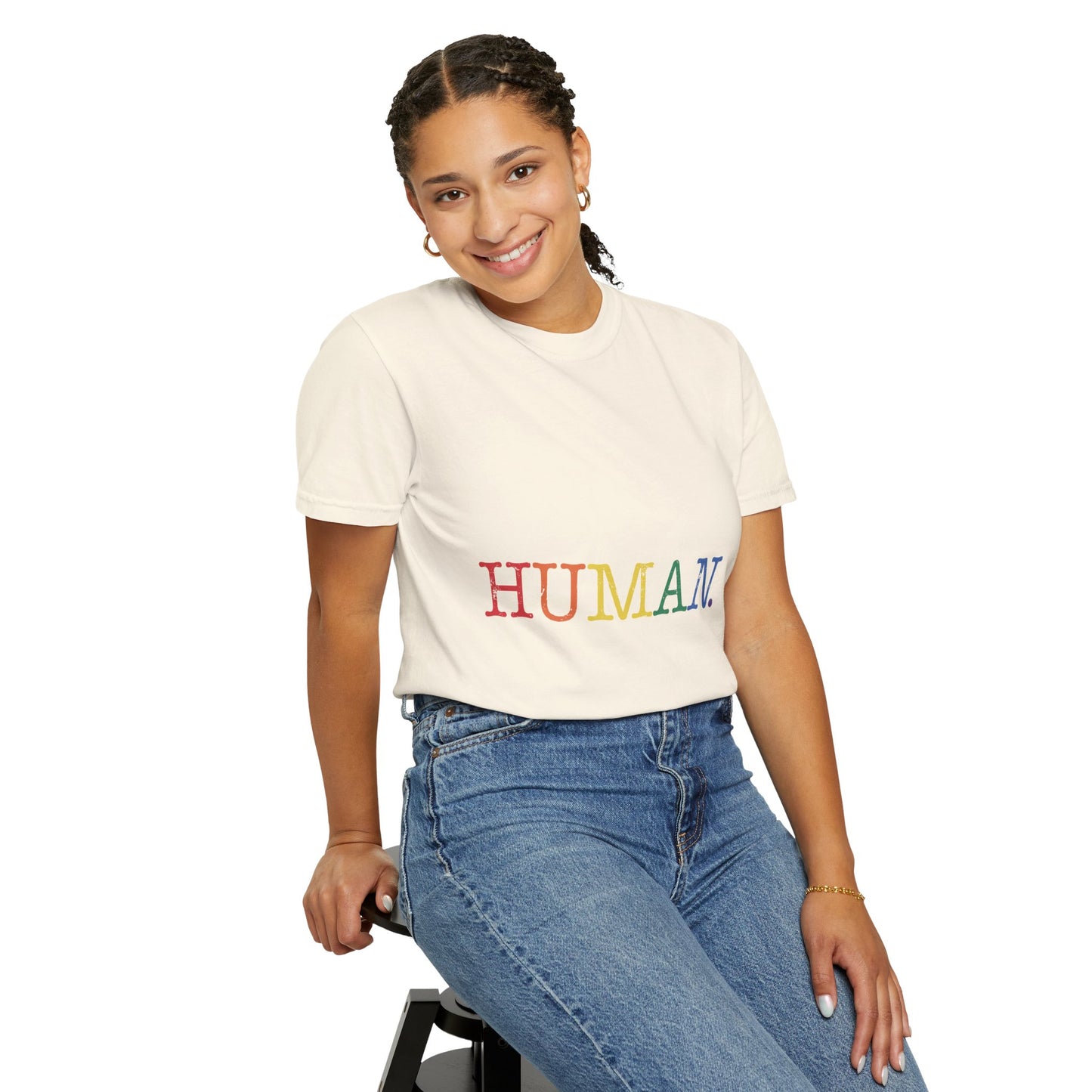 Human Unisex Garment-Dyed T-shirt