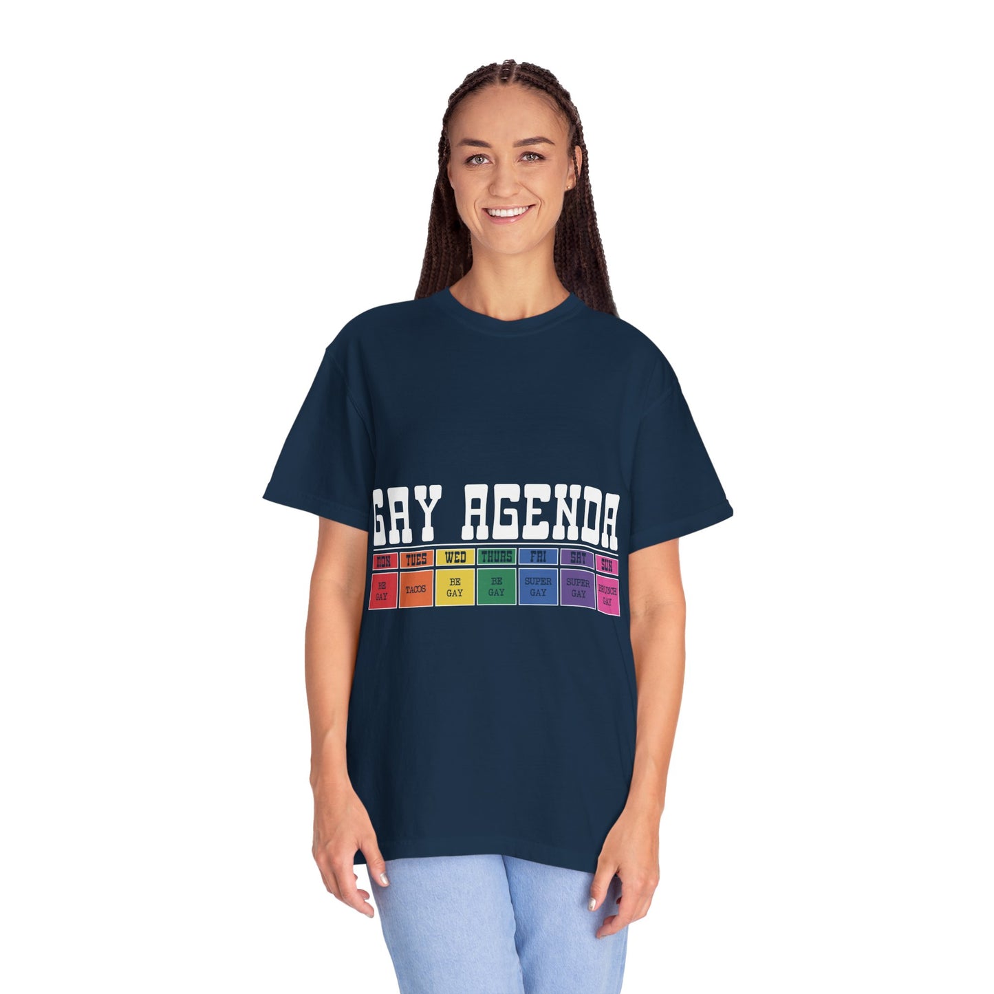 Gay Agenda Unisex Garment-Dyed T-shirt