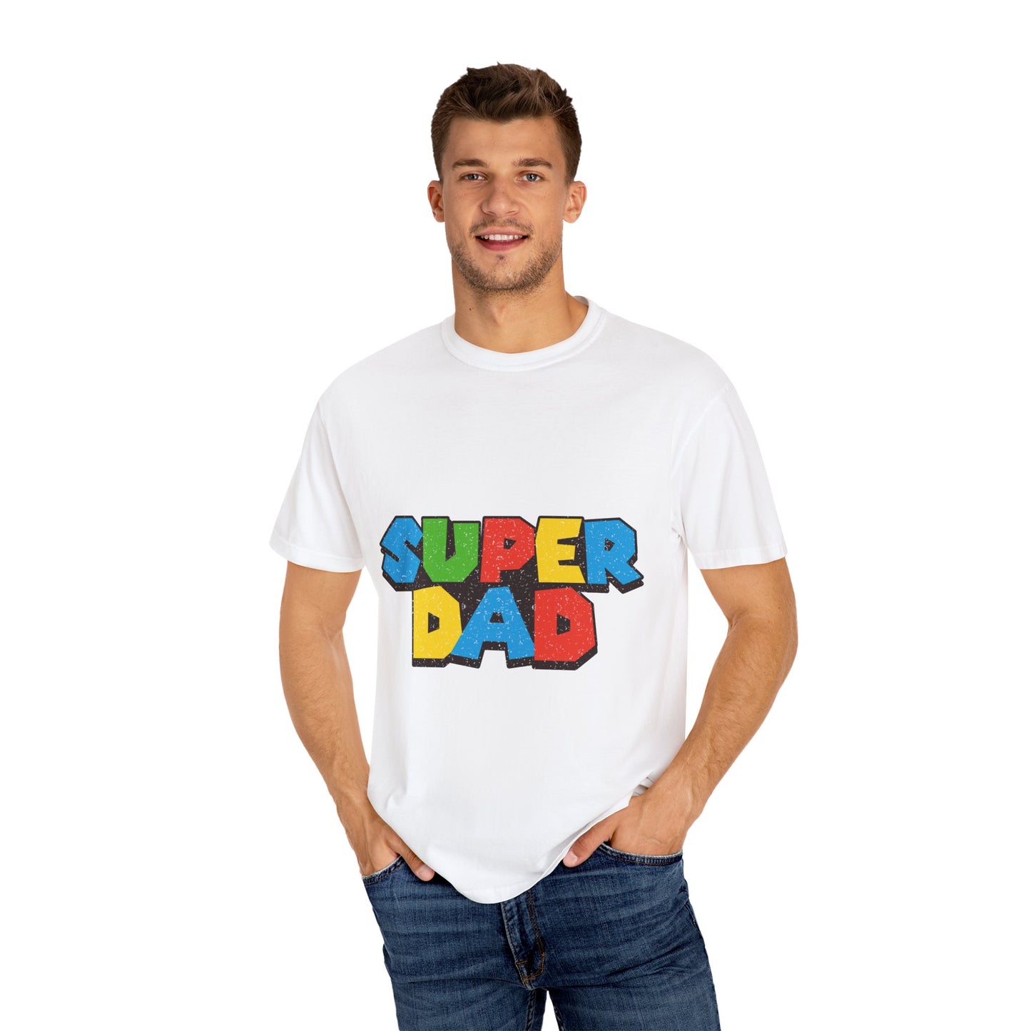 Super Dad Men's Garment-Dyed T-shirt