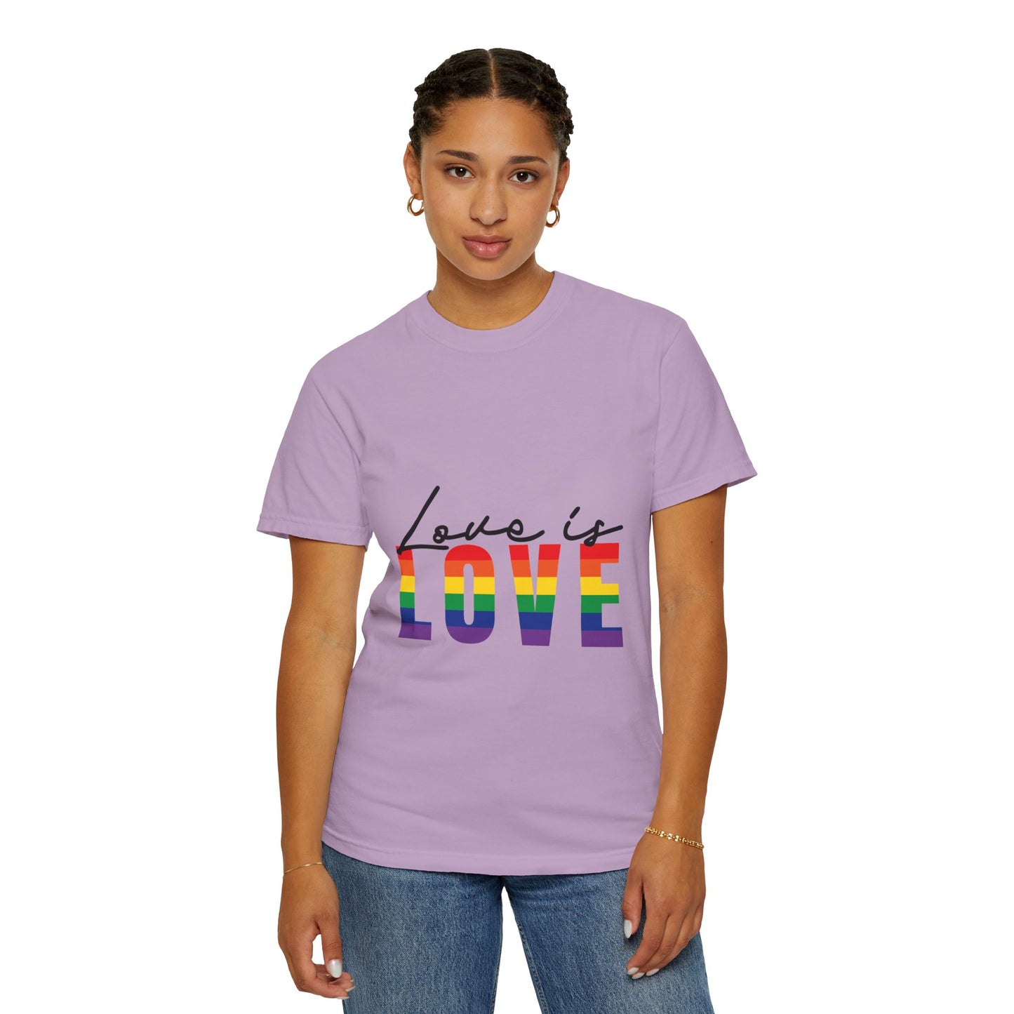 Love is Love, Unisex Garment-Dyed T-shirt