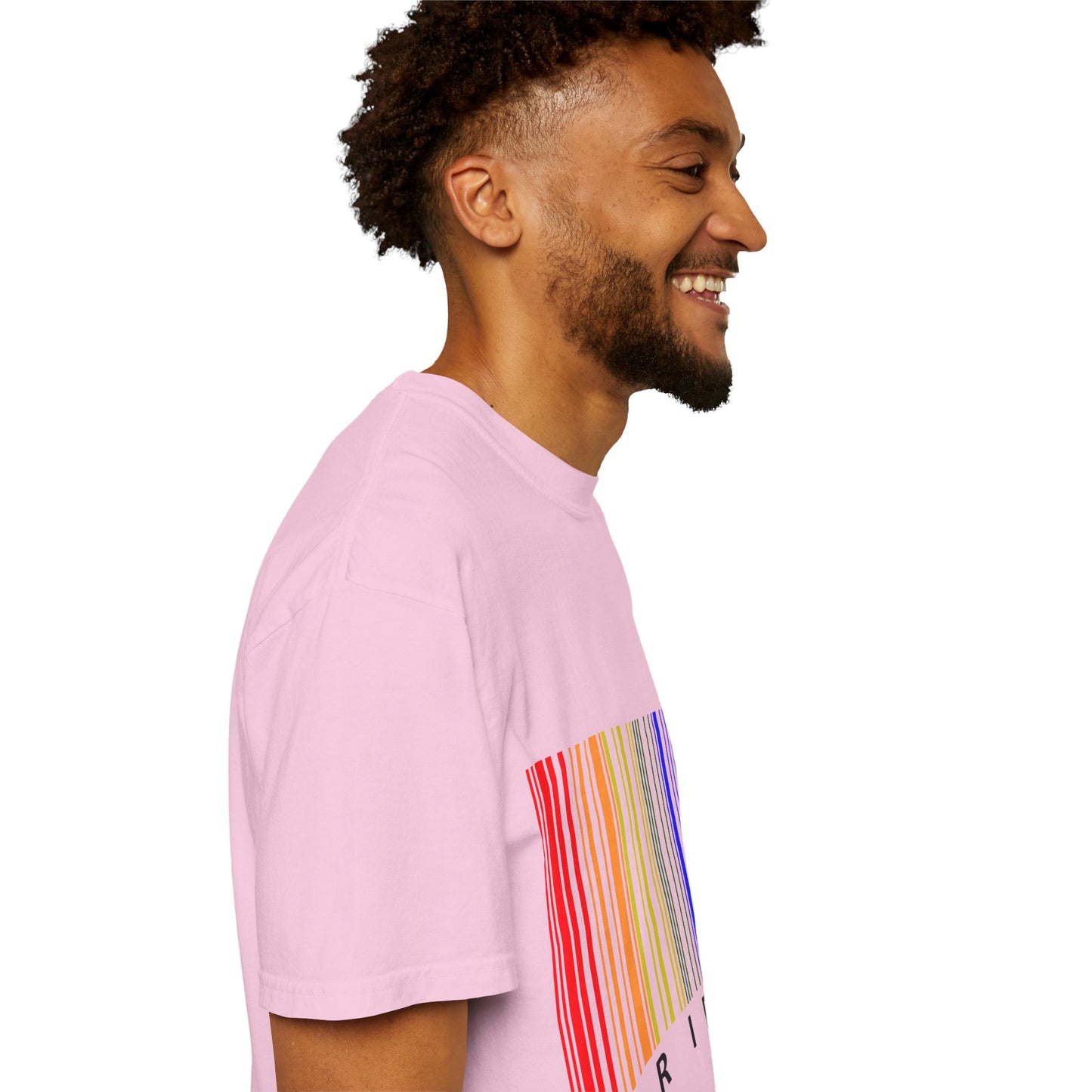 Pride Barcode Unisex Garment-Dyed T-shirt