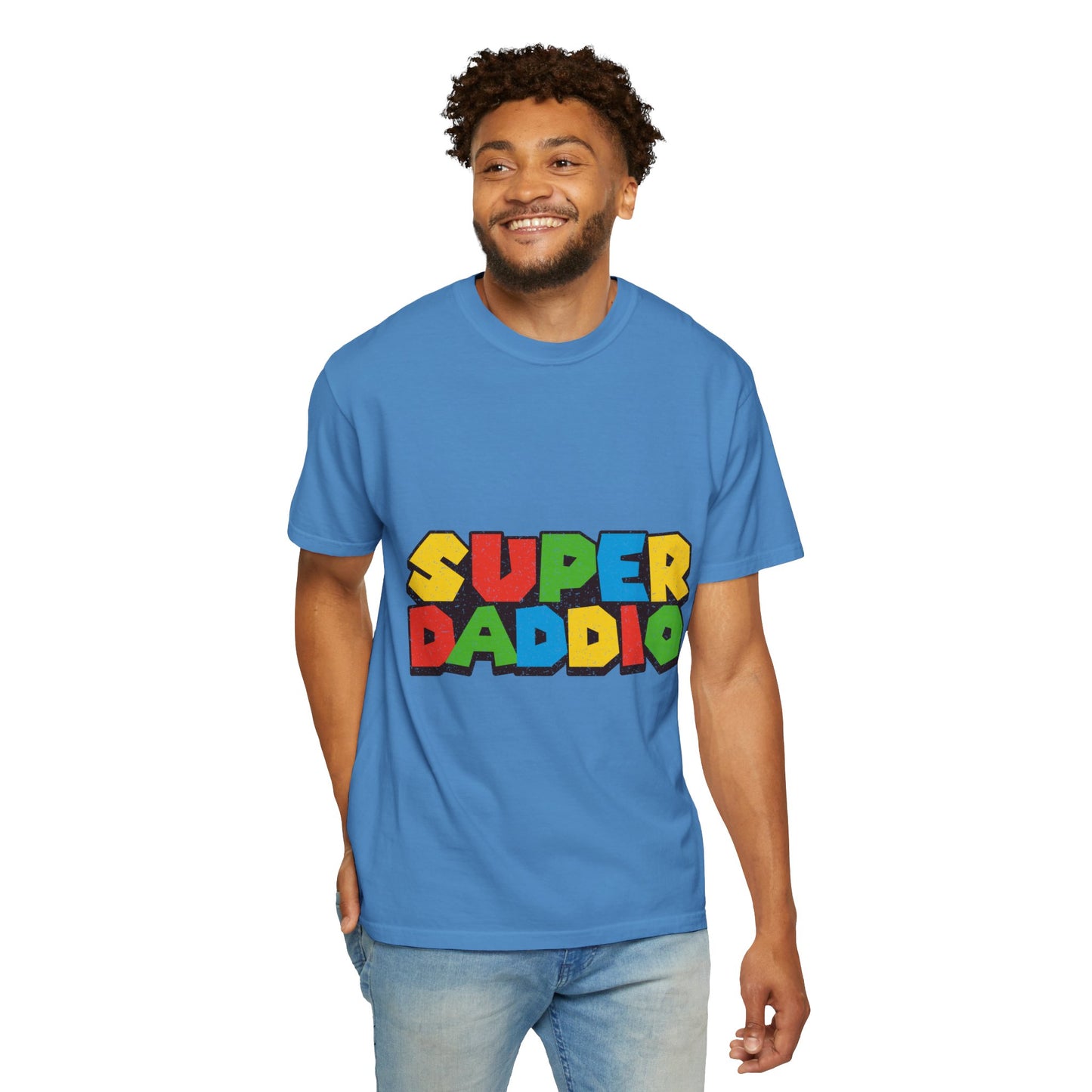 Super Daddio,  Men's Garment-Dyed T-shirt