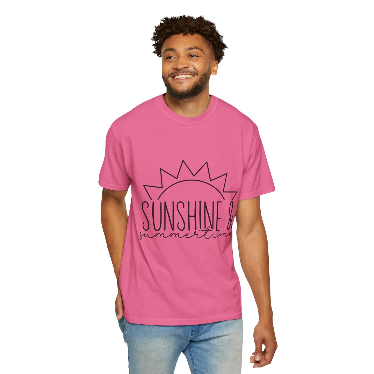 Sunshine & Summertime Unisex Garment-Dyed T-shirt