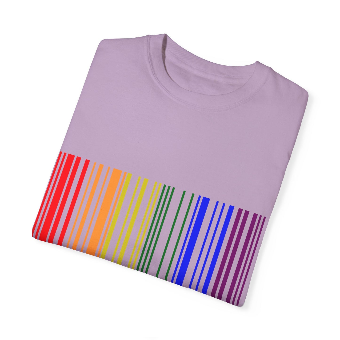 Pride Barcode Unisex Garment-Dyed T-shirt