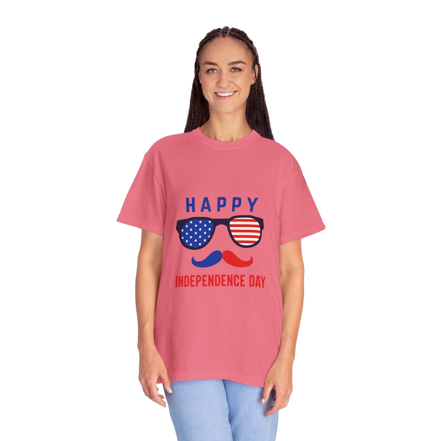 Happy Independence Day  Unisex Garment-Dyed T-shirt