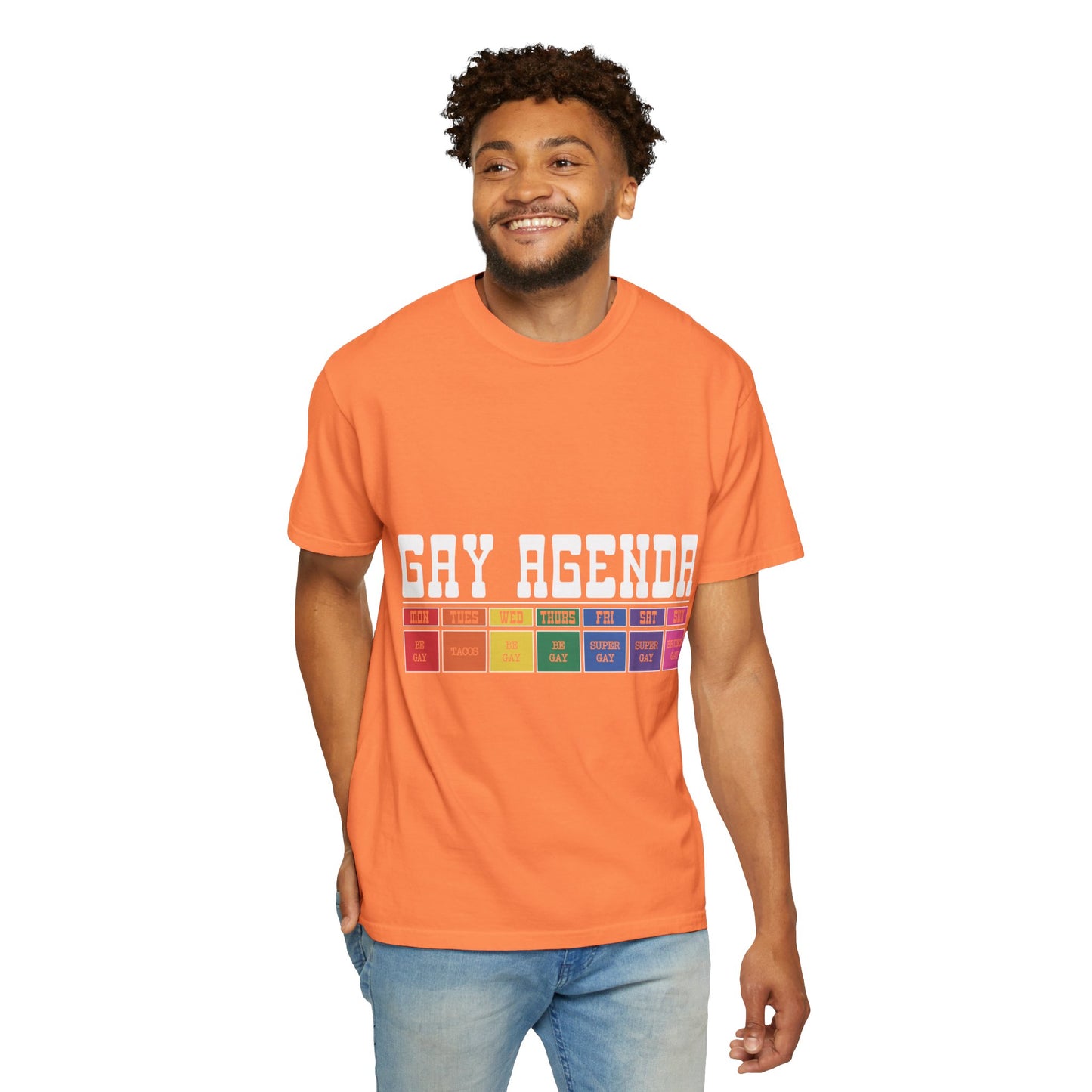 Gay Agenda Unisex Garment-Dyed T-shirt