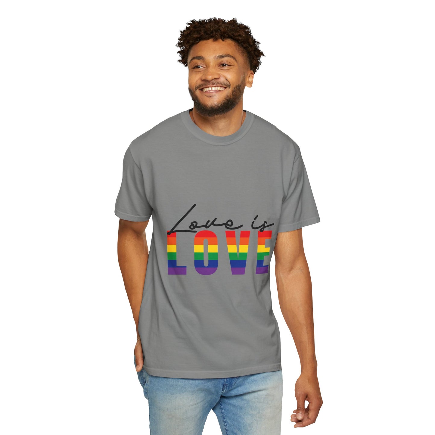 Love is Love, Unisex Garment-Dyed T-shirt