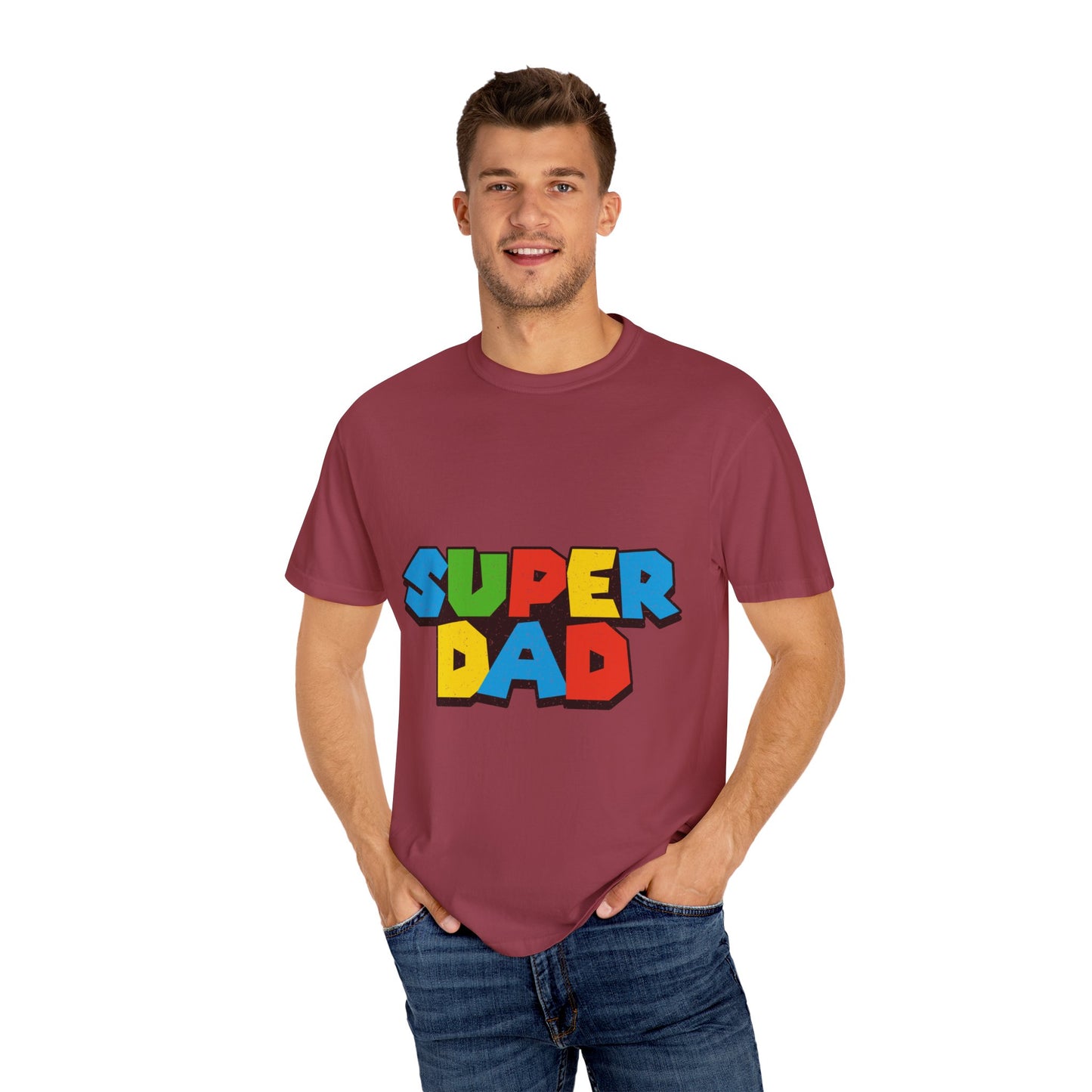 Super Dad Men's Garment-Dyed T-shirt