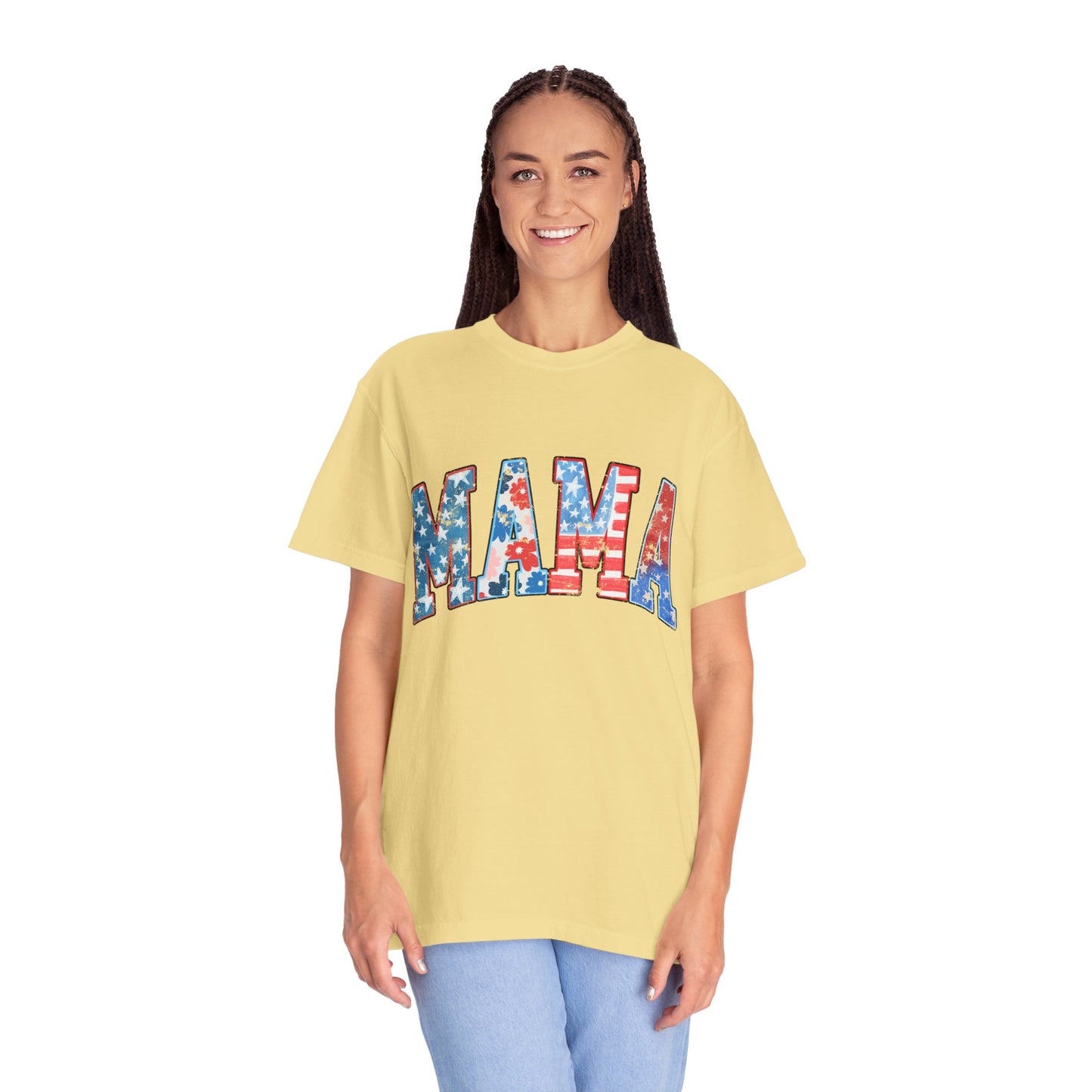 Mama America  Garment-Dyed T-shirt