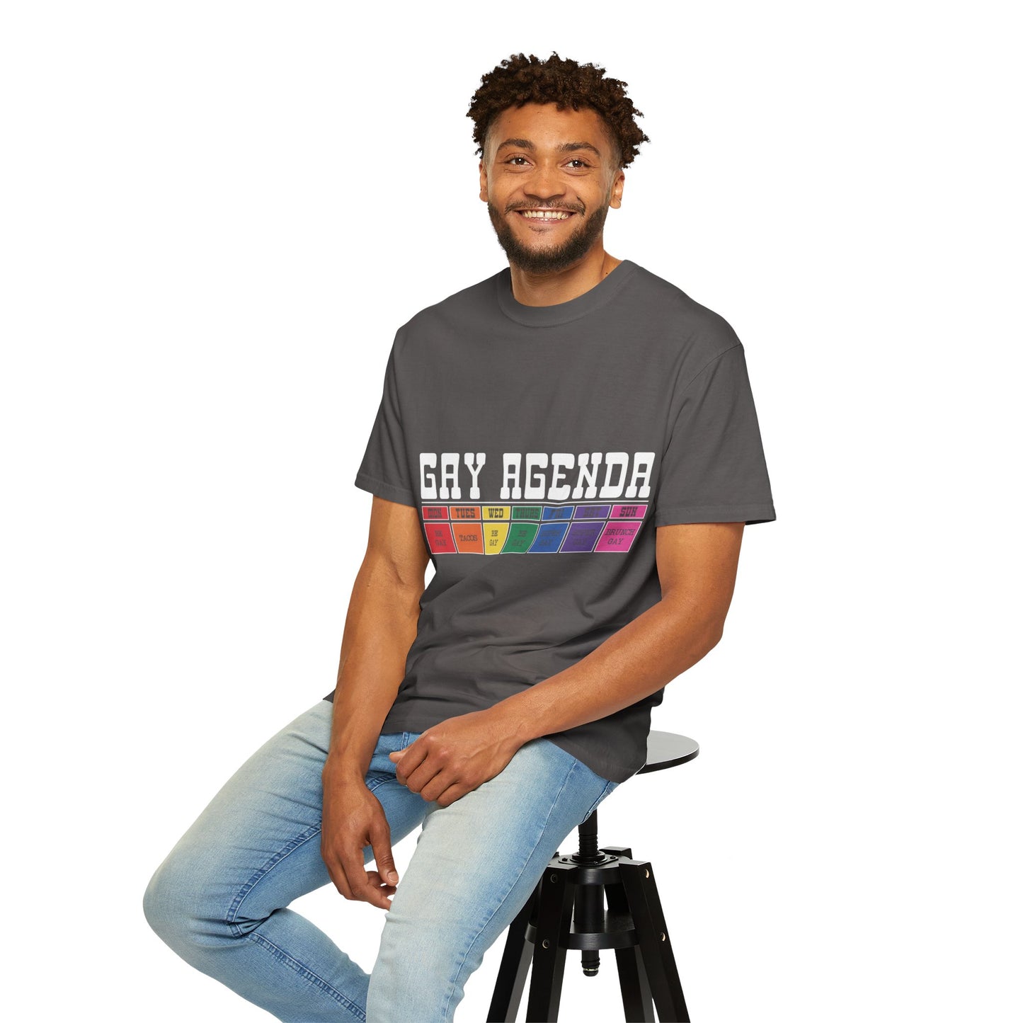 Gay Agenda Unisex Garment-Dyed T-shirt