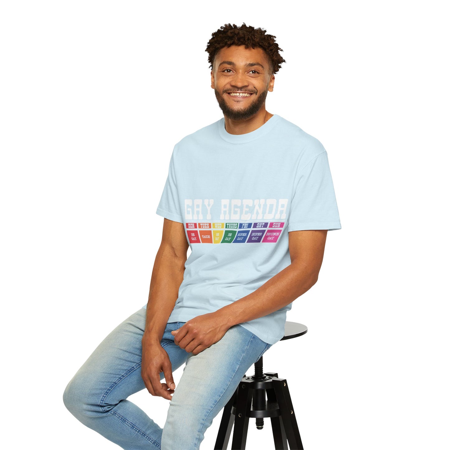 Gay Agenda Unisex Garment-Dyed T-shirt