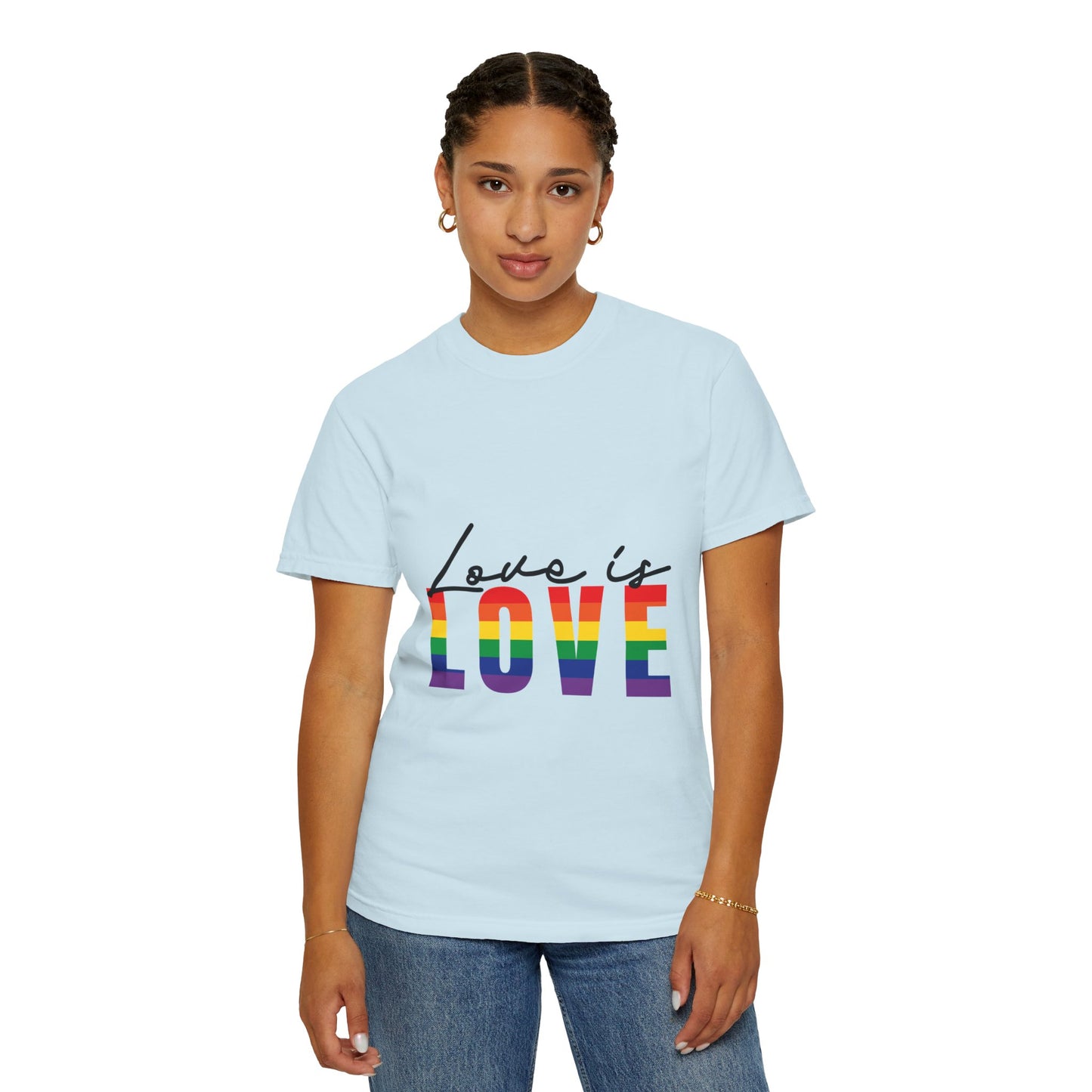 Love is Love, Unisex Garment-Dyed T-shirt