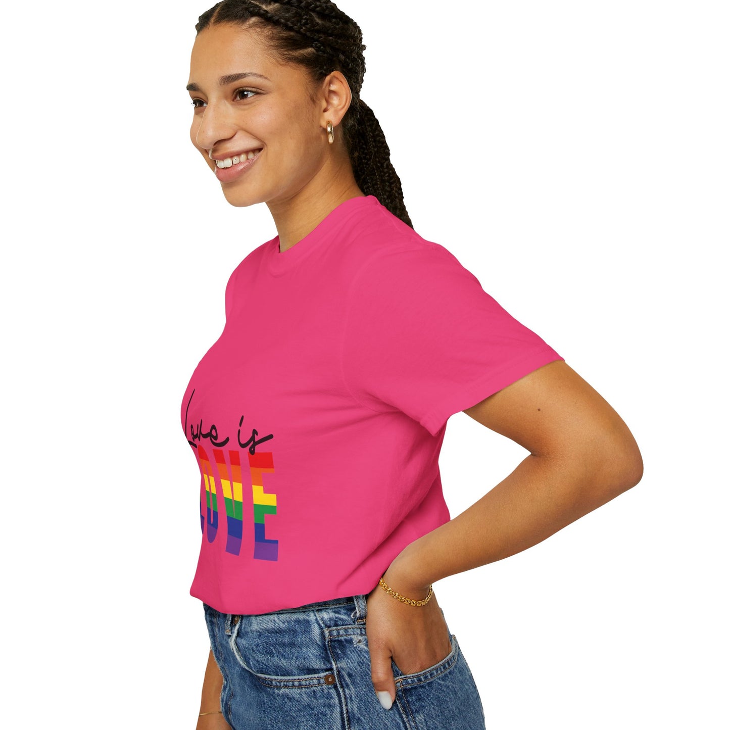 Love is Love, Unisex Garment-Dyed T-shirt