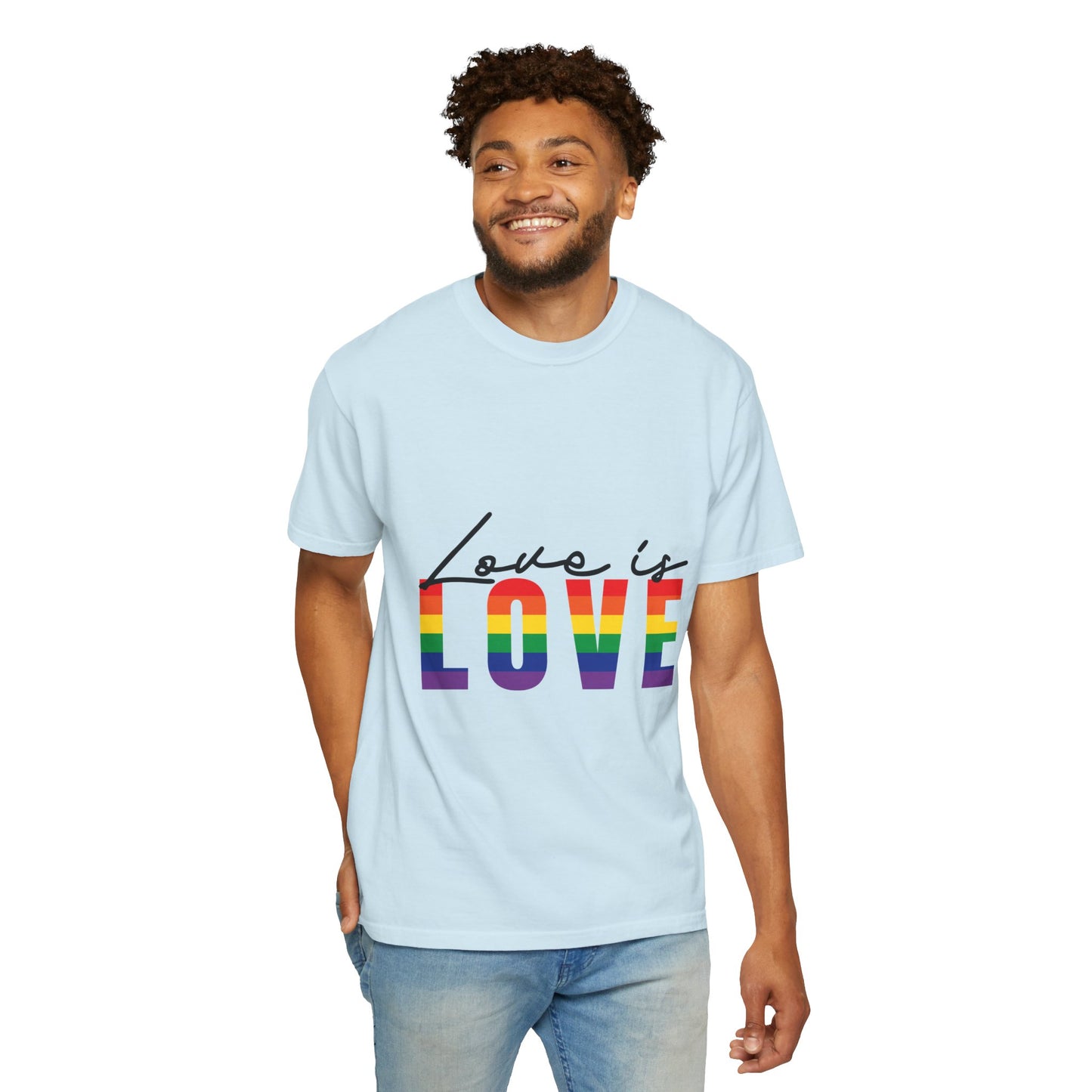 Love is Love, Unisex Garment-Dyed T-shirt