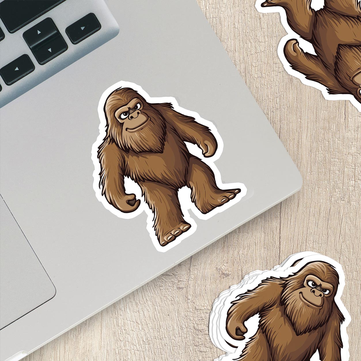 Adorable Bigfoot Vinyl Sticker - Add a Touch of Cryptid Charm!