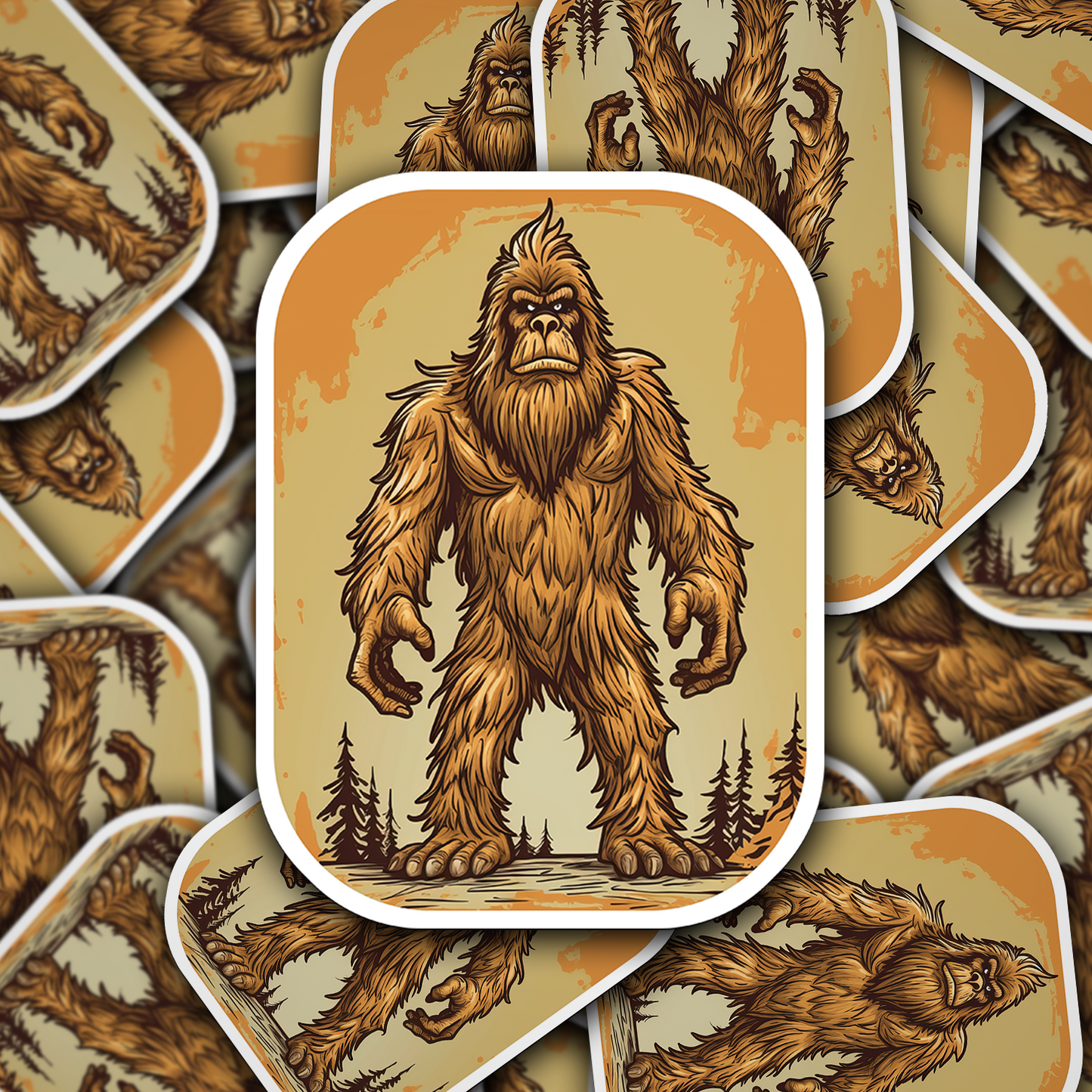 Bigfoot Vinyl Sticker - Embrace the Mystery of the Forest Legend