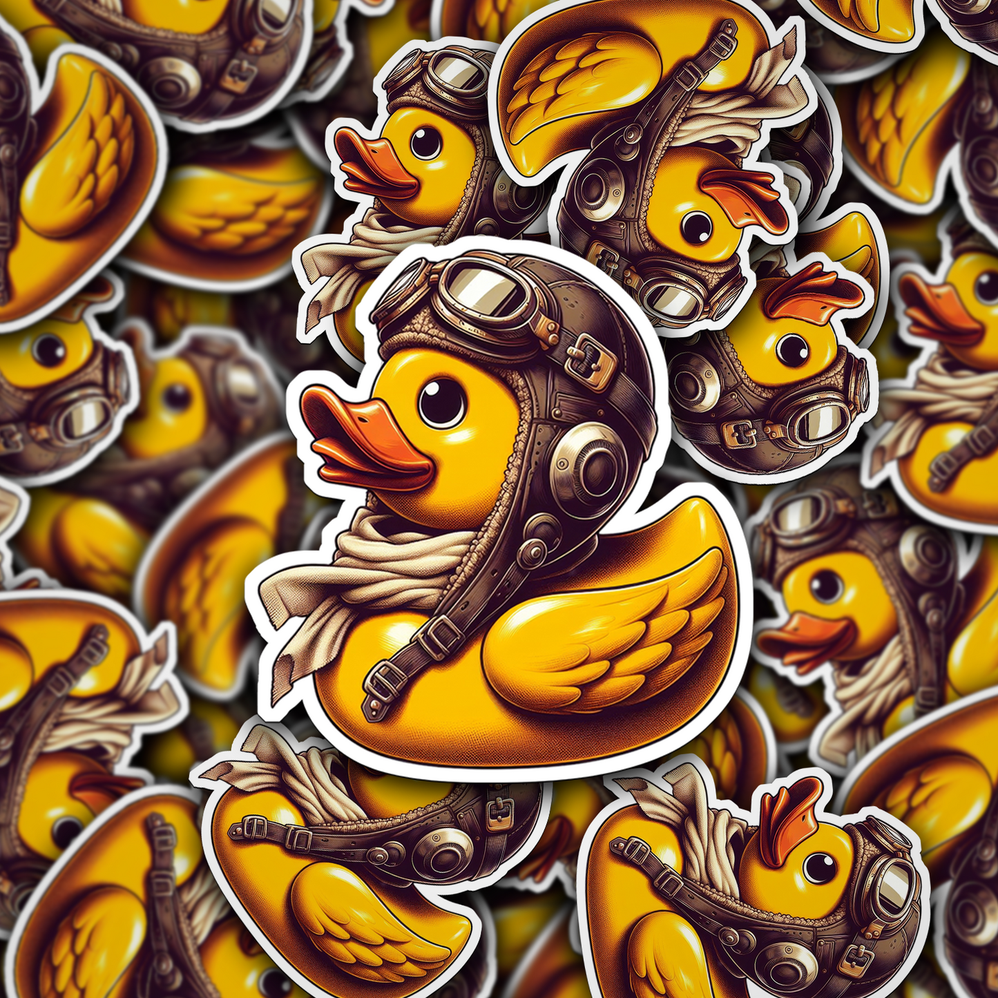 Pilot Rubber Duck Vinyl Sticker